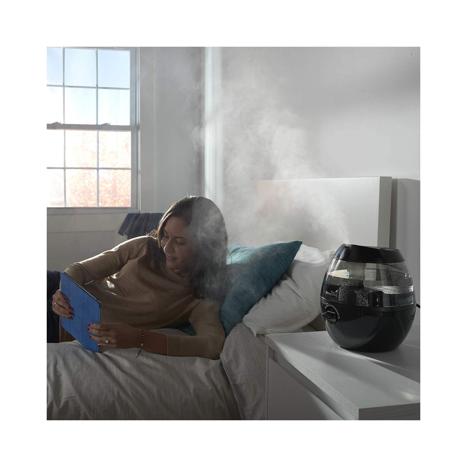 Honeywell HUL520BC MistMate™ Ultrasonic Cool Mist Humidifier, White, with Adjustable Mist Control, Auto Shut-off, Ultra Quiet Operation, Visible Cool