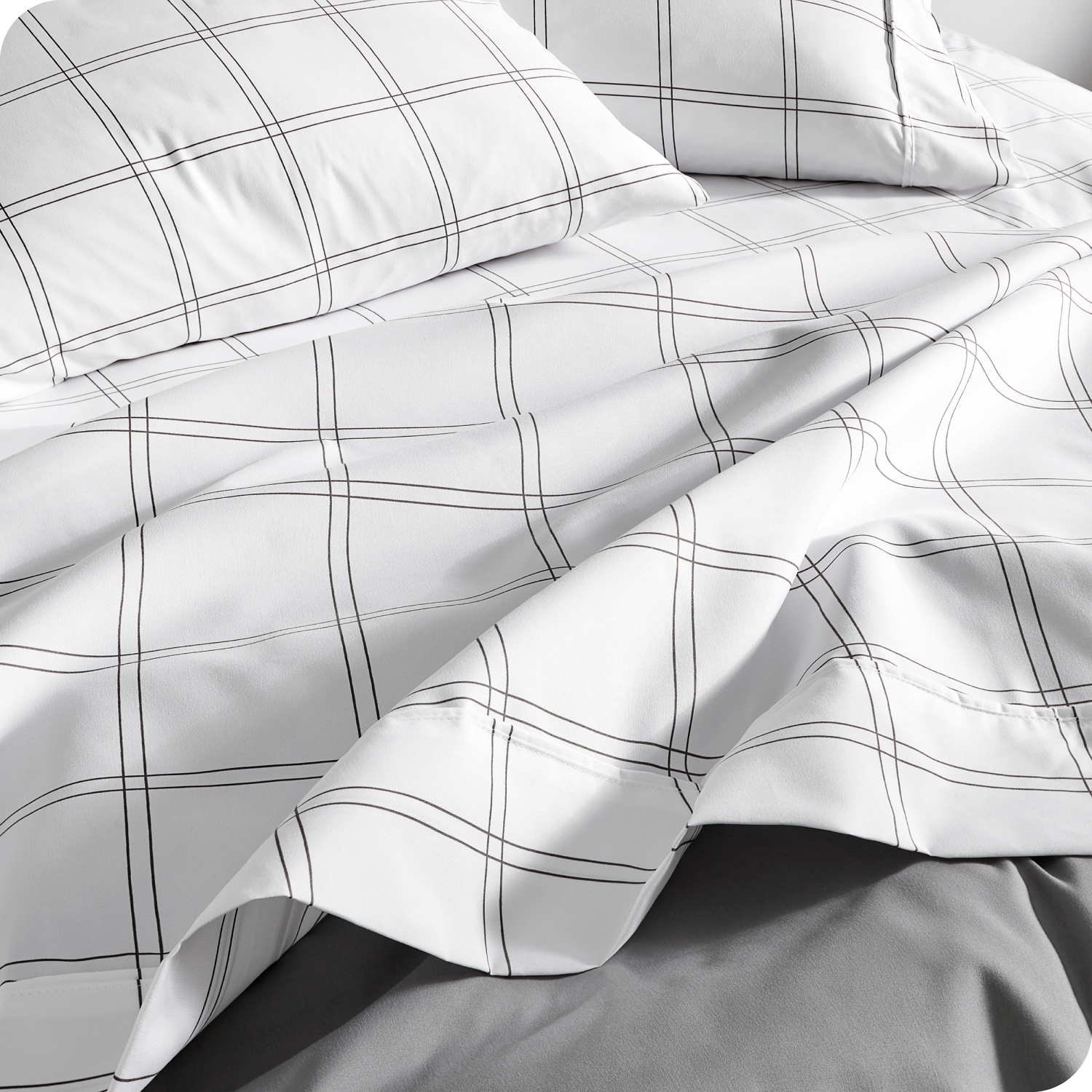 Bare Home Sheet Set - Premium 1800 Ultra-Soft Microfiber - Double Brushed - Hypoallergenic - Wrinkle Resistant