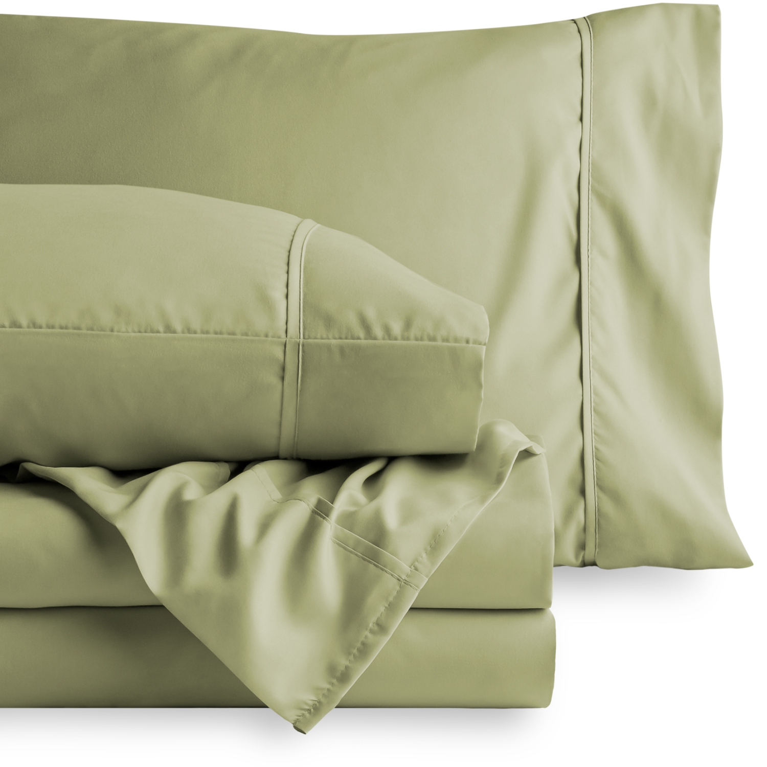 Bare Home Sheet Set - Premium 1800 Ultra-Soft Microfiber - Double Brushed - Hypoallergenic - Wrinkle Resistant