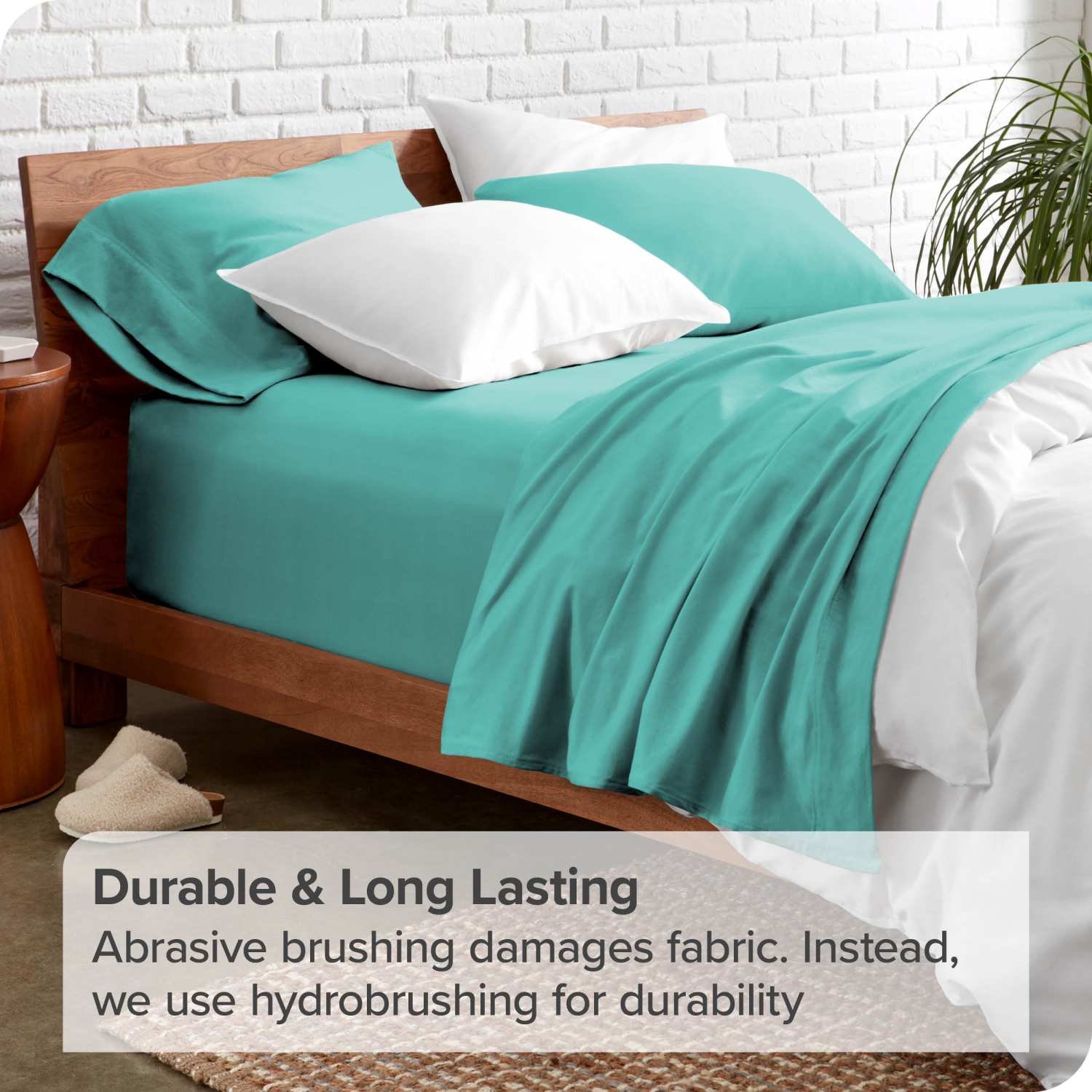 Bare Home Sheet Set - Premium 1800 Ultra-Soft Microfiber - Double Brushed - Hypoallergenic - Wrinkle Resistant