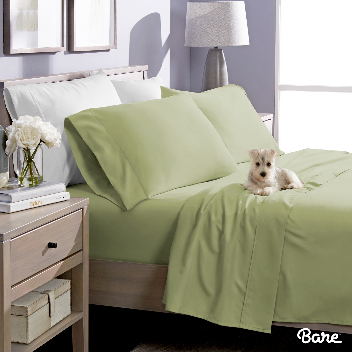 Bare Home Sheet Set - Premium 1800 Ultra-Soft Microfiber - Double Brushed - Hypoallergenic - Wrinkle Resistant