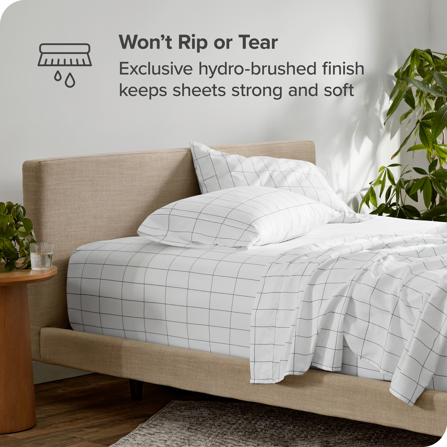 Bare Home Sheet Set - Premium 1800 Ultra-Soft Microfiber - Double Brushed - Hypoallergenic - Wrinkle Resistant