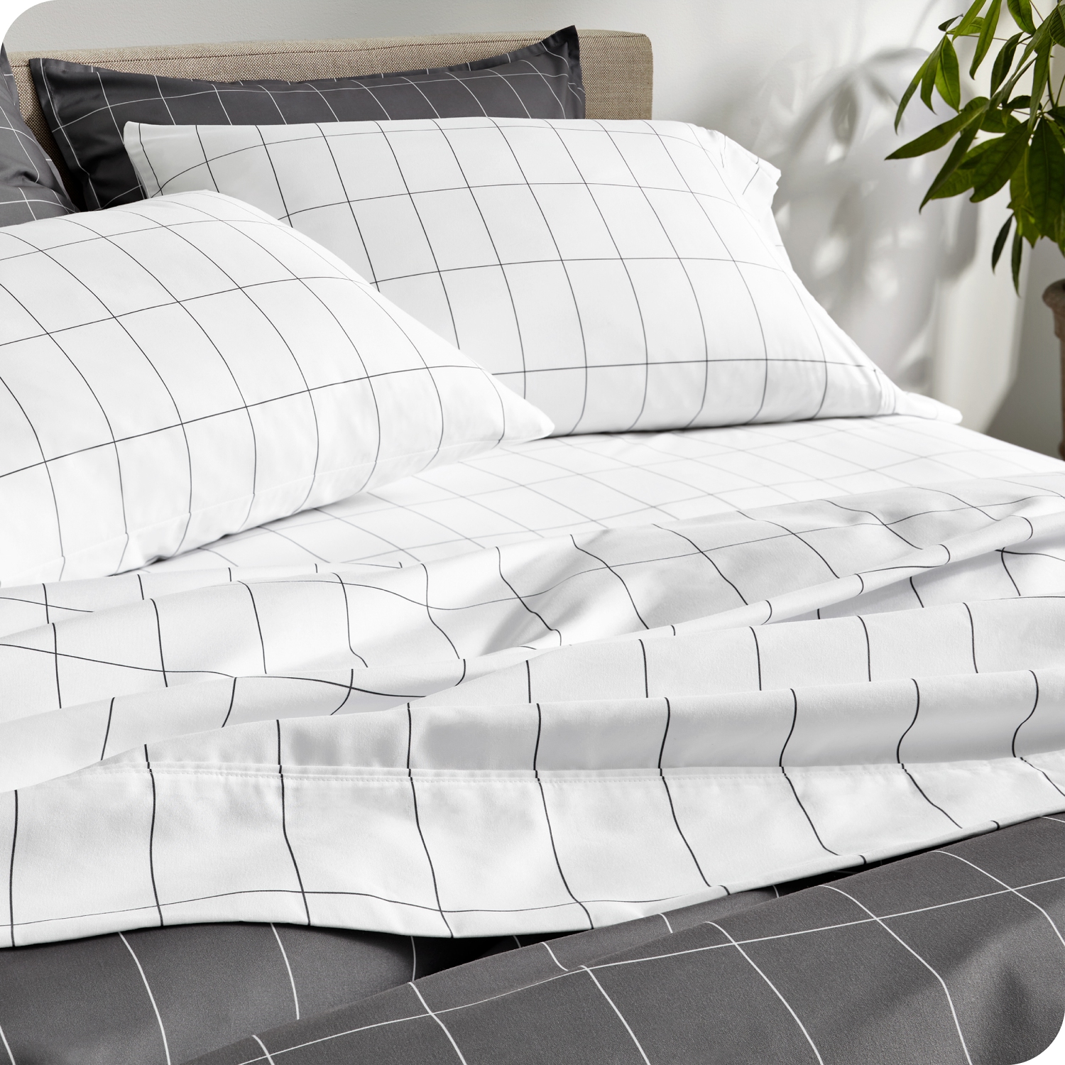Bare Home Sheet Set - Premium 1800 Ultra-Soft Microfiber - Double Brushed - Hypoallergenic - Wrinkle Resistant