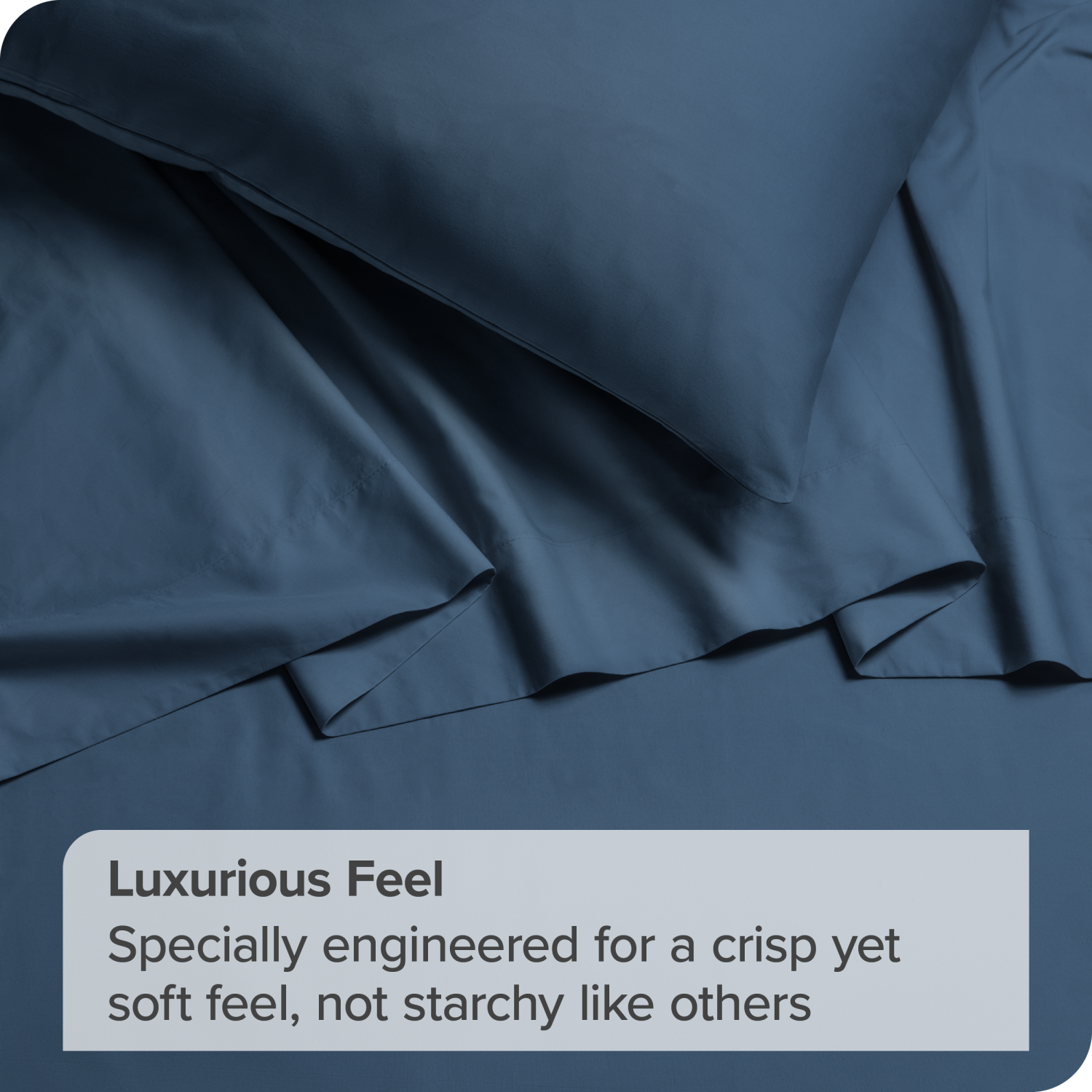 Bare Home 100% Organic Cotton Sheet Set - Crisp Percale Weave - Lightweight & Breathable