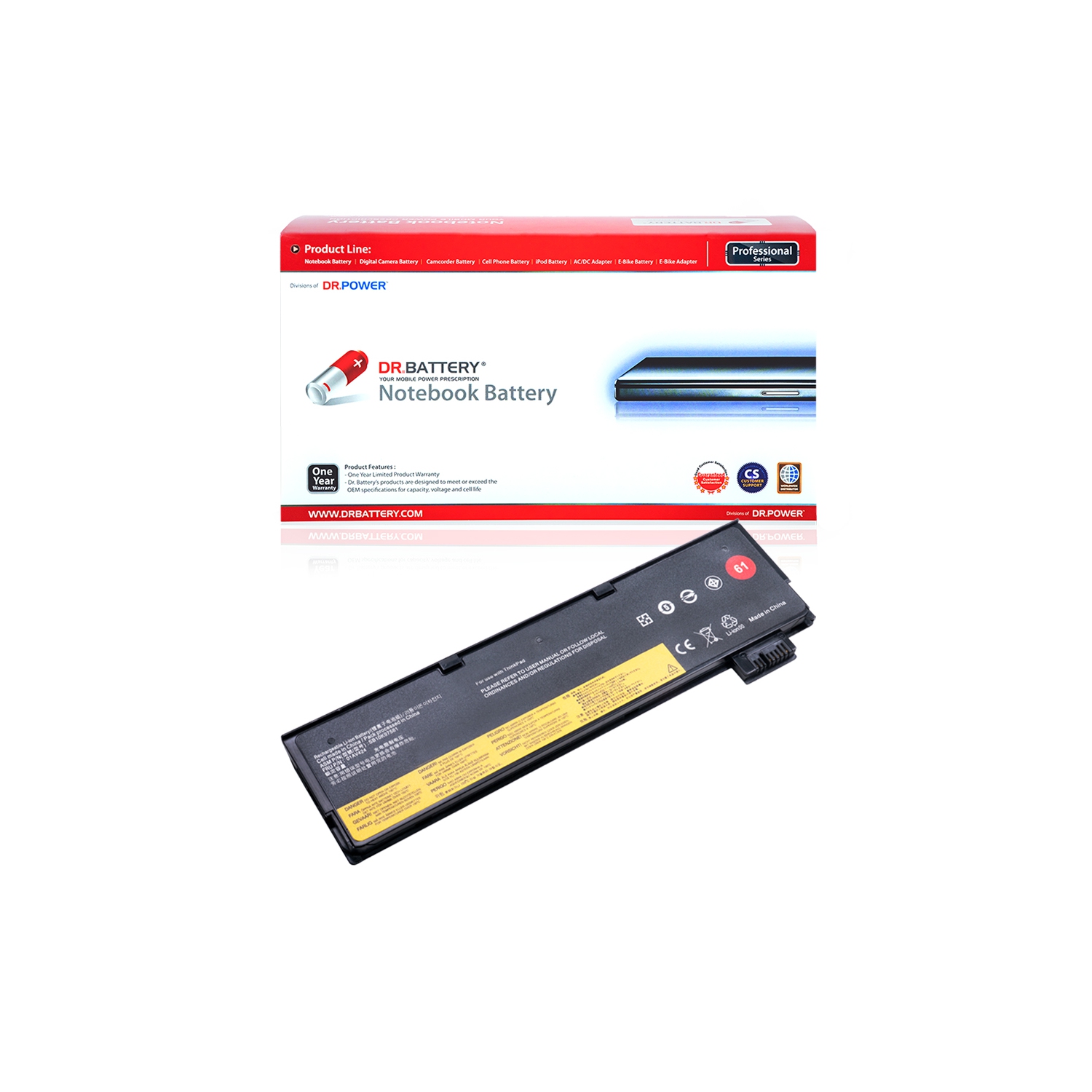 DR. BATTERY Replacement for Lenovo ThinkPad T470 20HE0019AU 20HEA06DAU 20HES04700 SB10K97581 SB10K97582 SB10K97583 [11.4V / 24Wh] **Free Shipping**