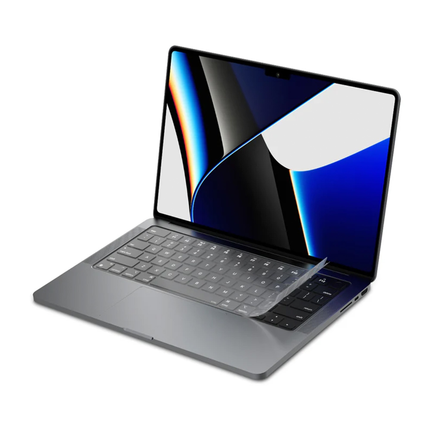 Étui rigide ajusté FitSKin de JCPal pour MacBook - Transparent