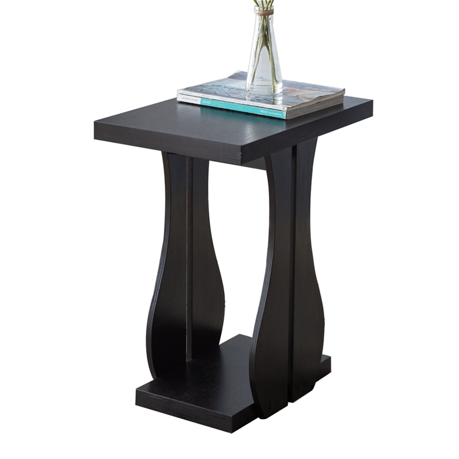 IFDC - Side Table, 14 '' x 20 '' x 24 '', Espresso Color