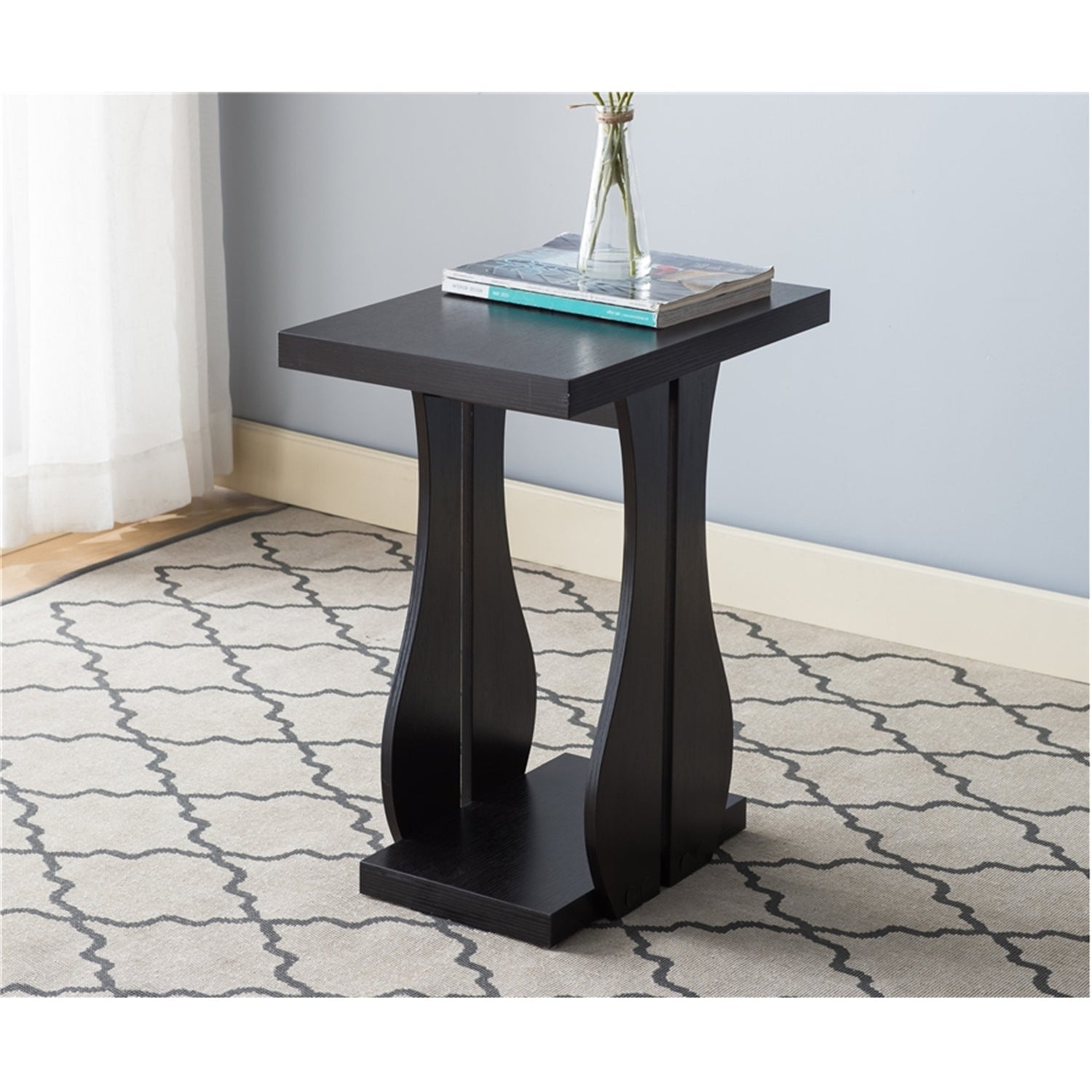 IFDC - Side Table, 14 '' x 20 '' x 24 '', Espresso Color