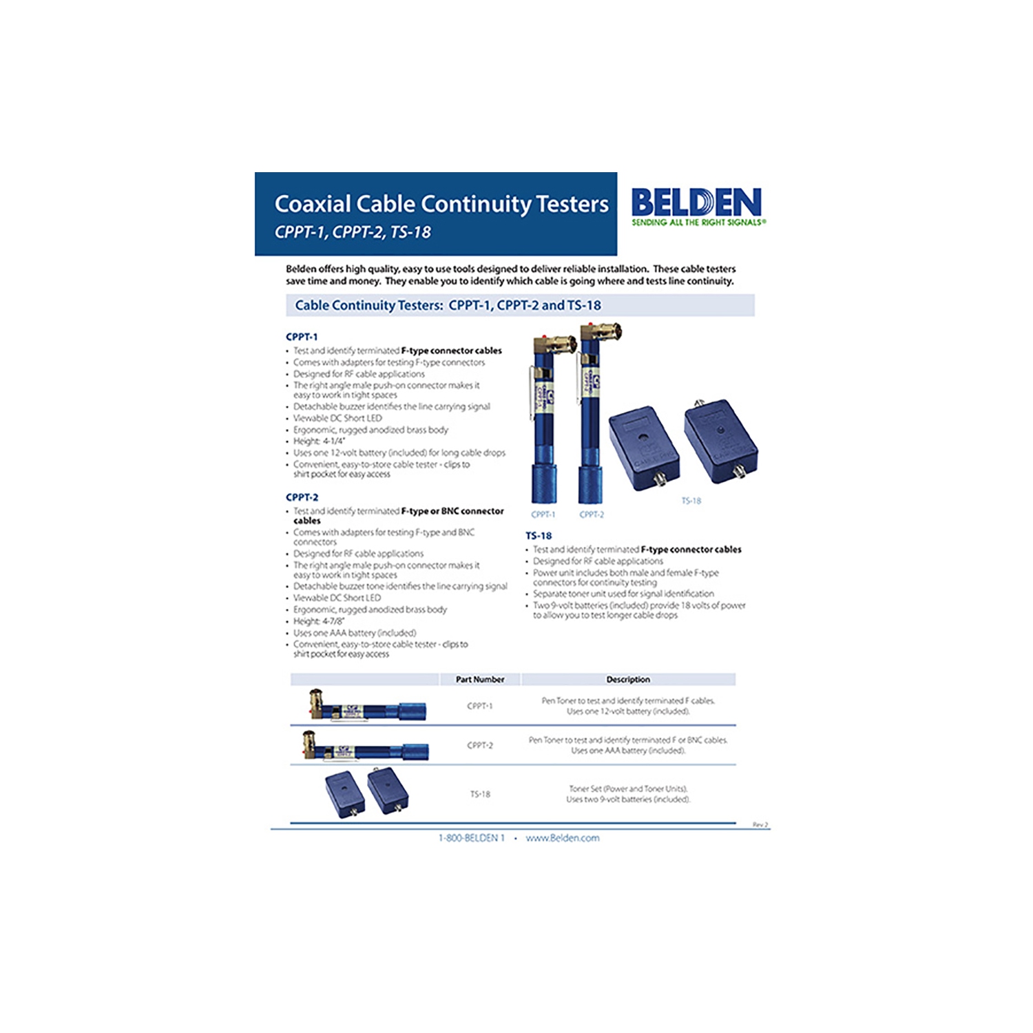 Belden CPPT-2 Cable Tester
