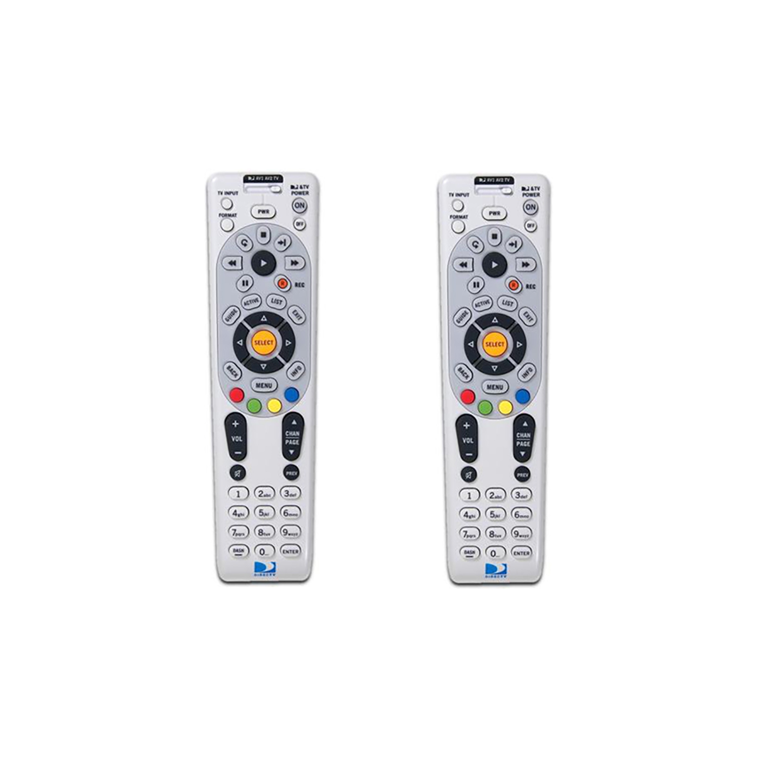 2 Pack - DIRECTV RC66RX IR/RF Remote Control