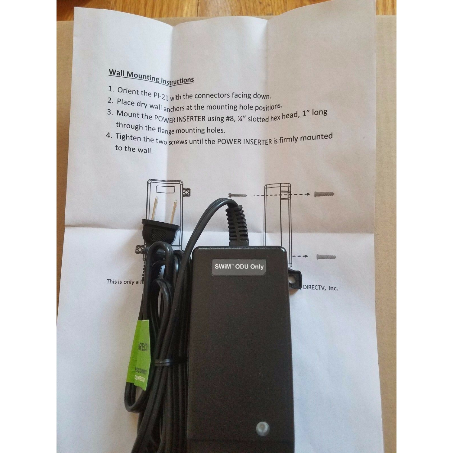 DirecTV PI21R3-16 21V Power Inserter For SWM LNBS SL3 SL5 KA/KU/Green MRV AT&T