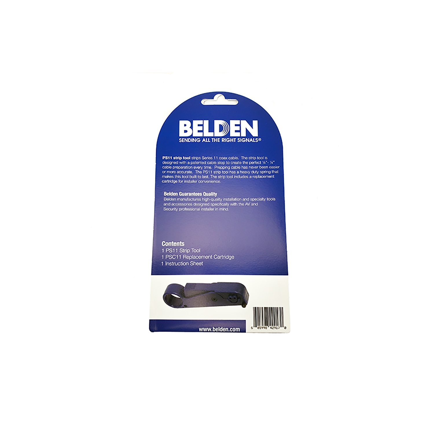 Belden PS11 Cable Strip Tool For RG11 Coaxial Cable
