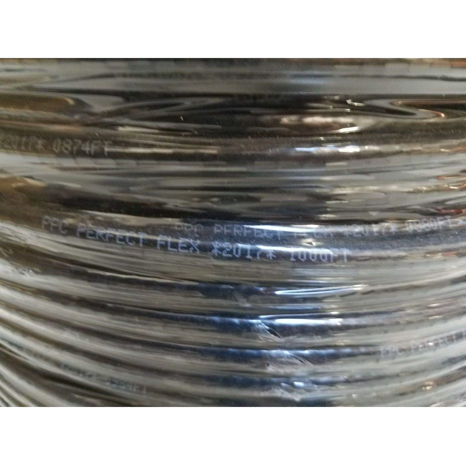 RG-6 1000' FT RG6 Coaxial Copper Clad Steel Cable Messenger Ground Wire 3 GHz Outdoor Antenna Aerial Digital Satellite Dish, Steel Suspension Drop