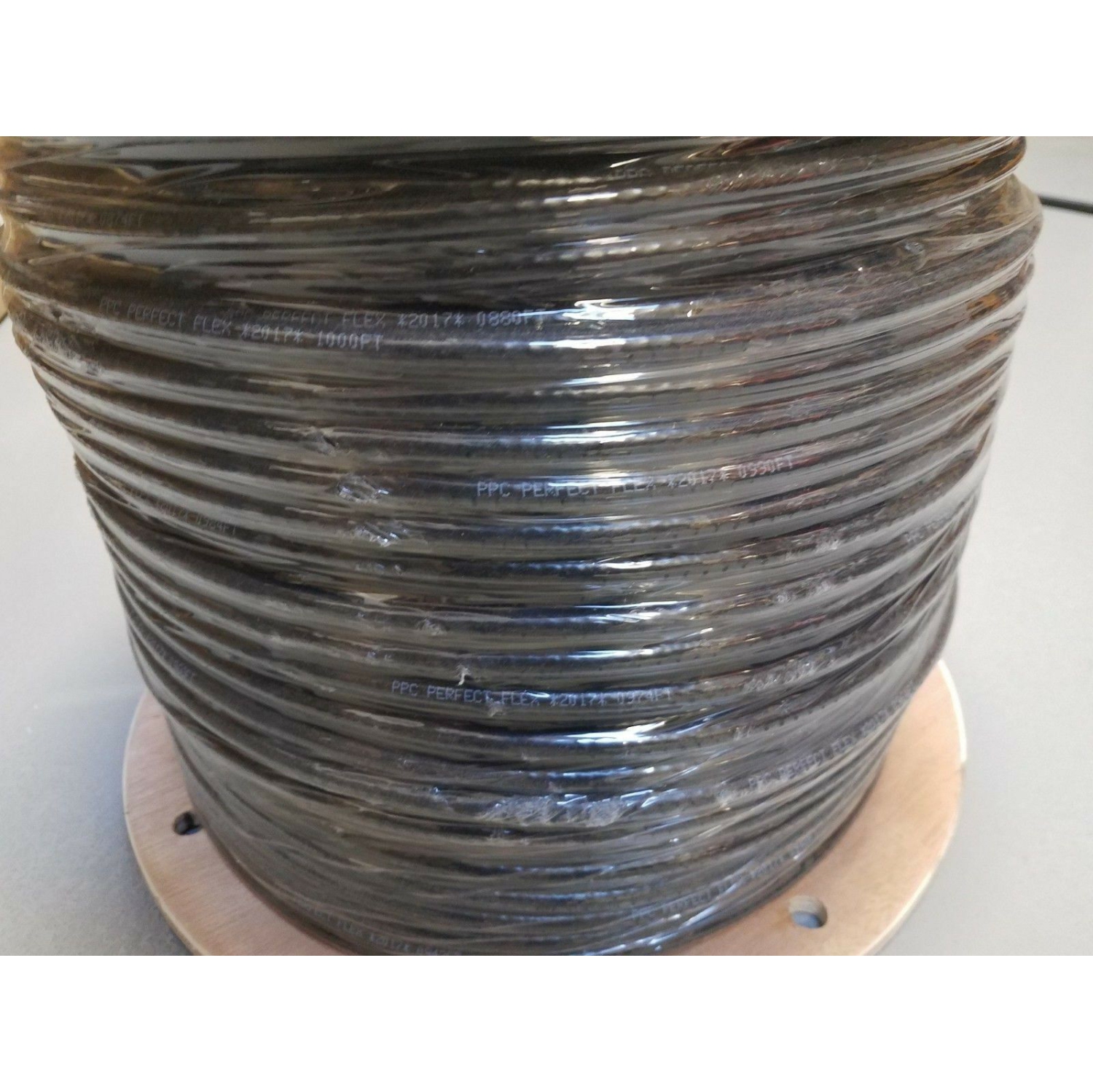 RG-6 1000' FT RG6 Coaxial Copper Clad Steel Cable Messenger Ground Wire 3 GHz Outdoor Antenna Aerial Digital Satellite Dish, Steel Suspension Drop