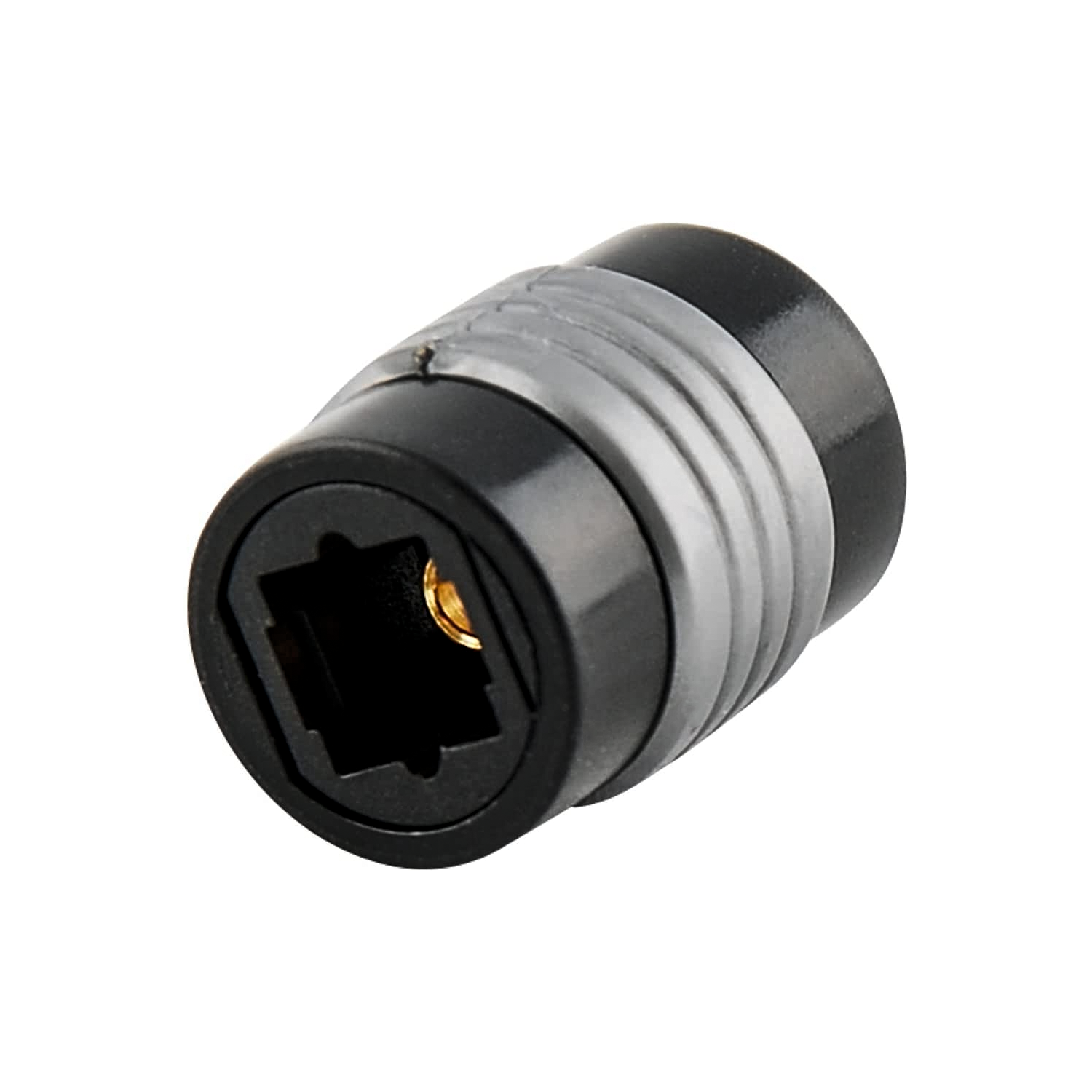 Optical Toslink Female to Female Extension Cable Coupler Adapter, Black
