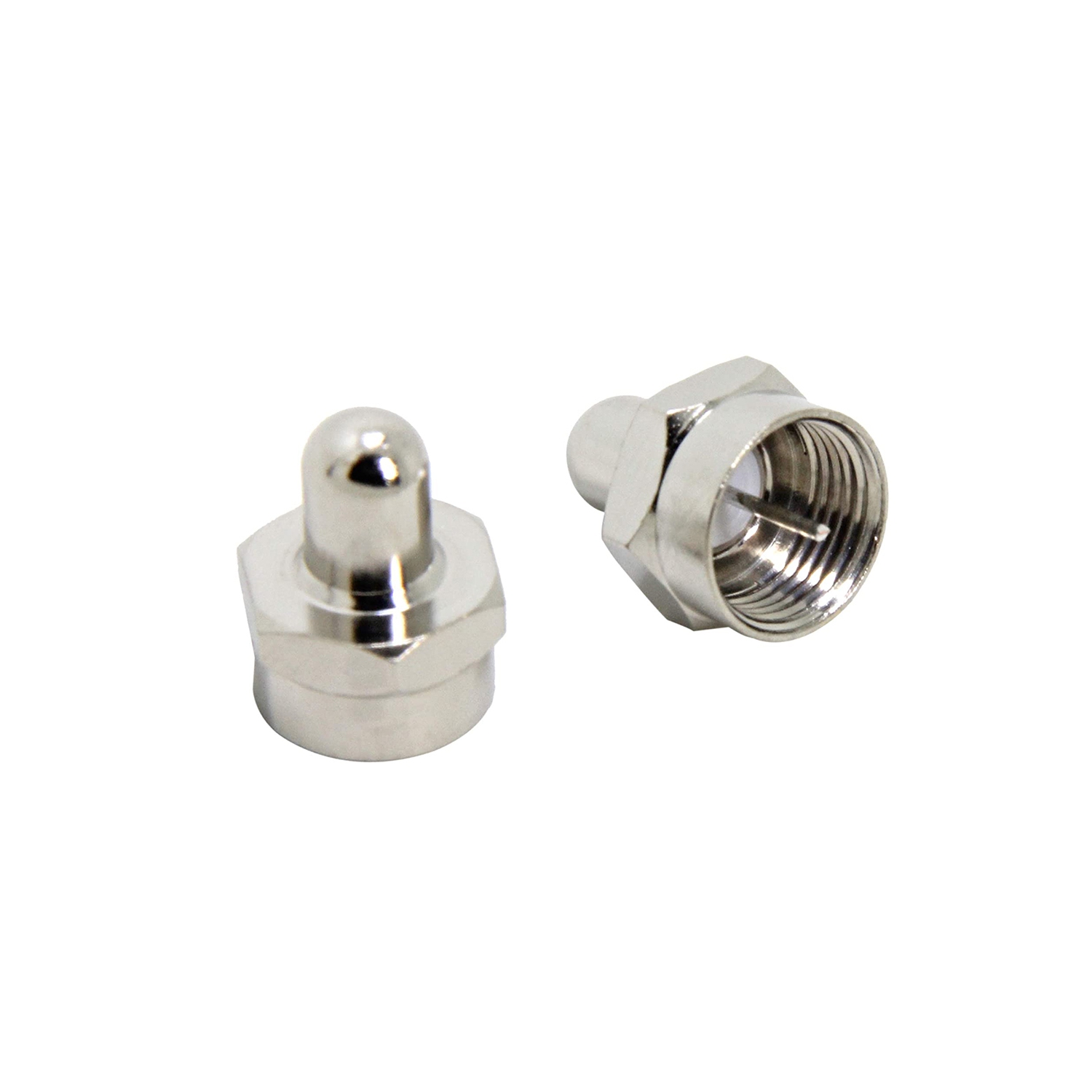 75 Ohm F Terminator 5-Pack for Cable TV Connections