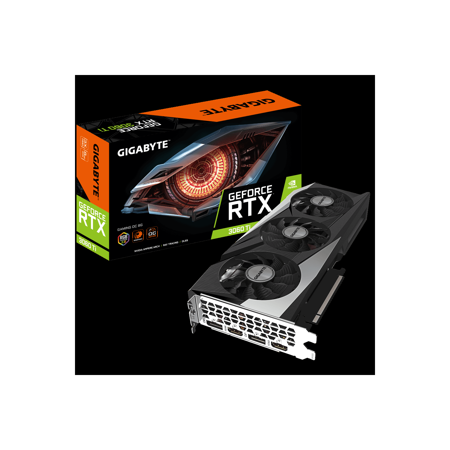 Gigabyte GeForce RTX™ 3060 Ti GAMING OC 8G (rev. 2.0) (Lite Hash Rate) Graphic Card (** NOT ** suitable for crypto / bitcoin mining )