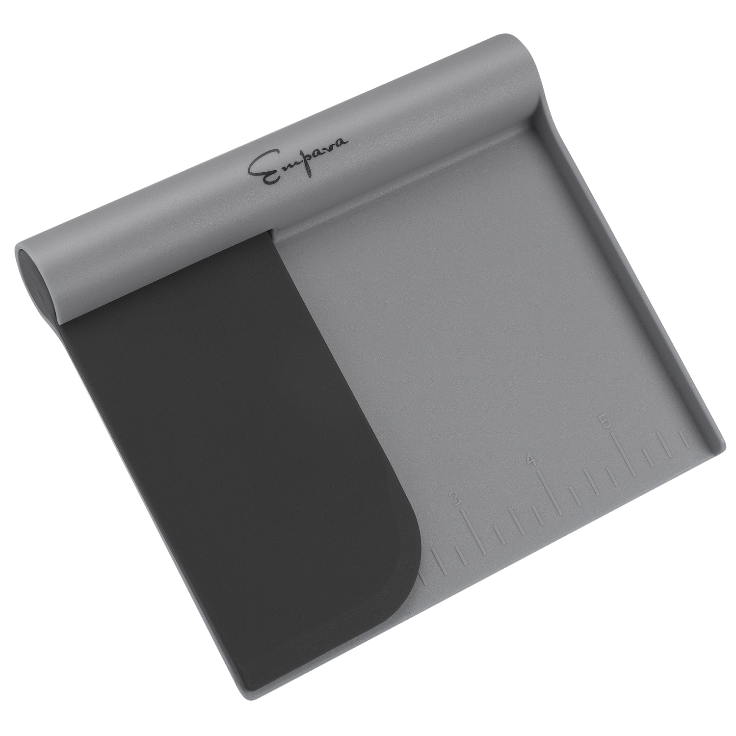 6 inch Premium Multi-Purpose Bowl Scraper and Dough Chopper in Gray