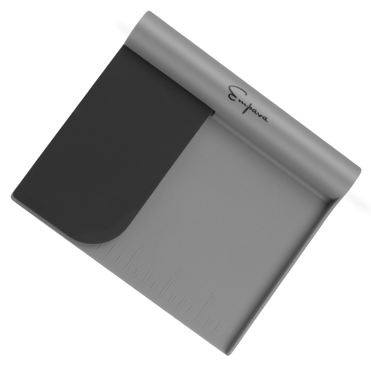 6 inch Premium Multi-Purpose Bowl Scraper and Dough Chopper in Gray