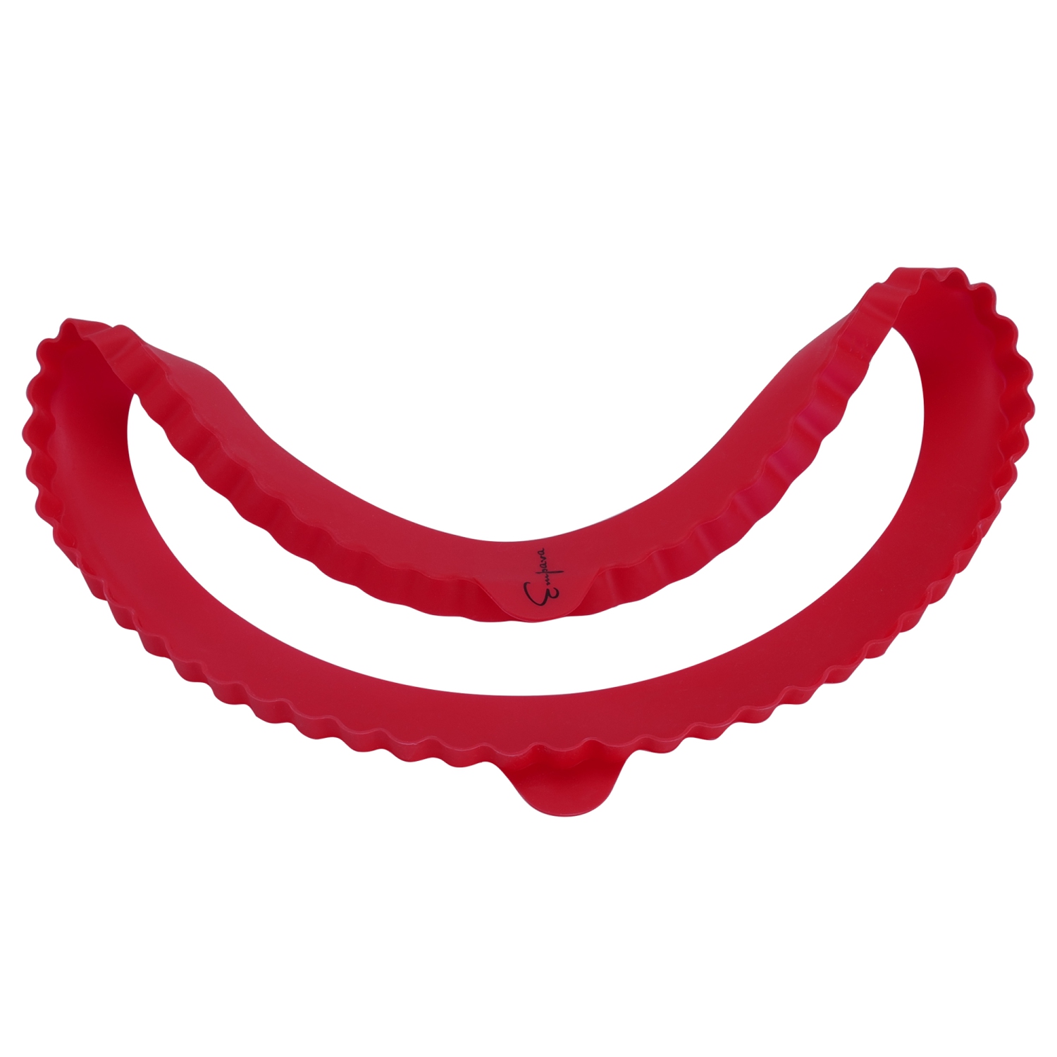 10 Inch Adjustable Silicone Pie Crust Shields Pie Protector in Red