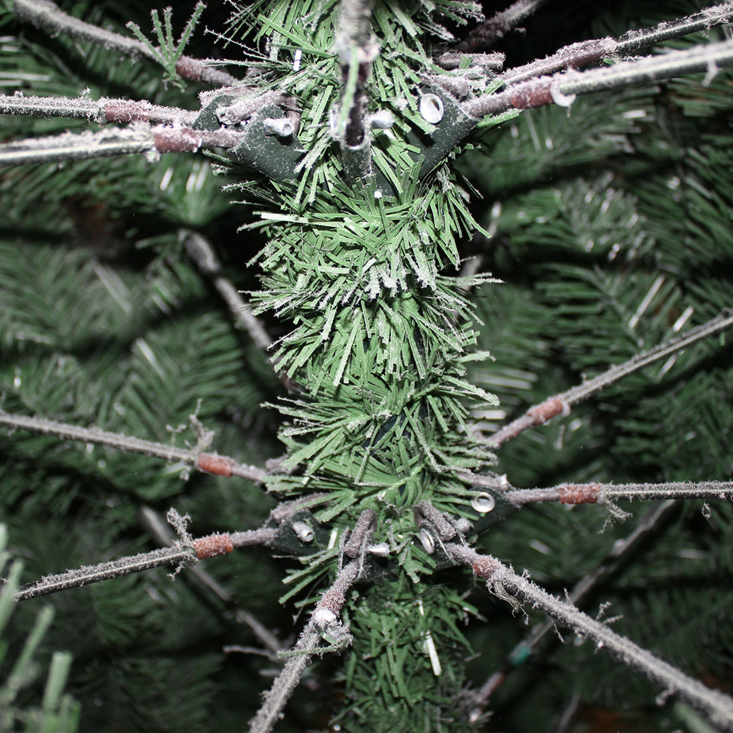 ALEKO CTS6FT01 Premium Artificial Snow Flocked Fir Holiday Christmas Tree - 6 Foot