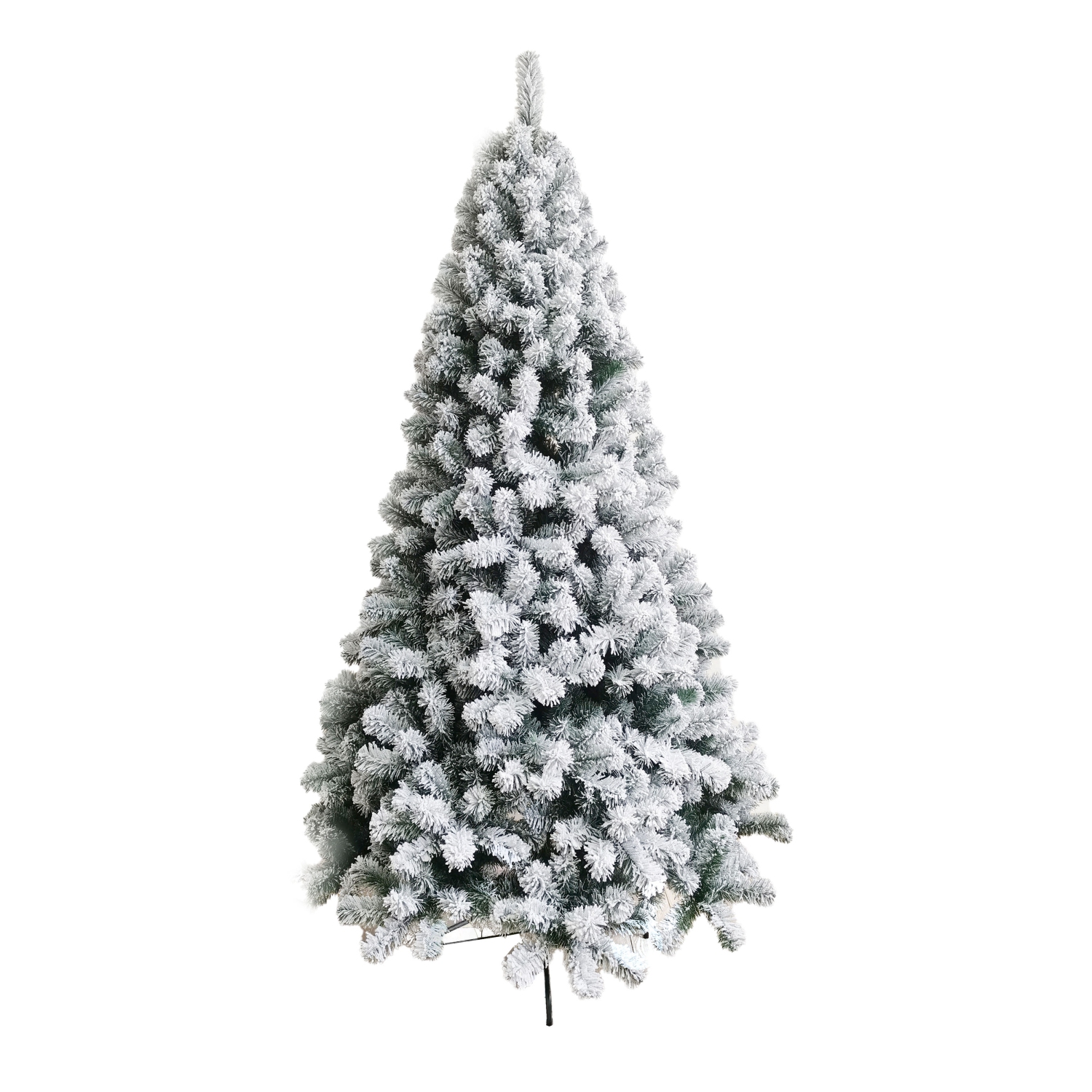 ALEKO CTS7FT01 Premium Artificial Snow Flocked Fir Holiday Christmas Tree - 7 Foot