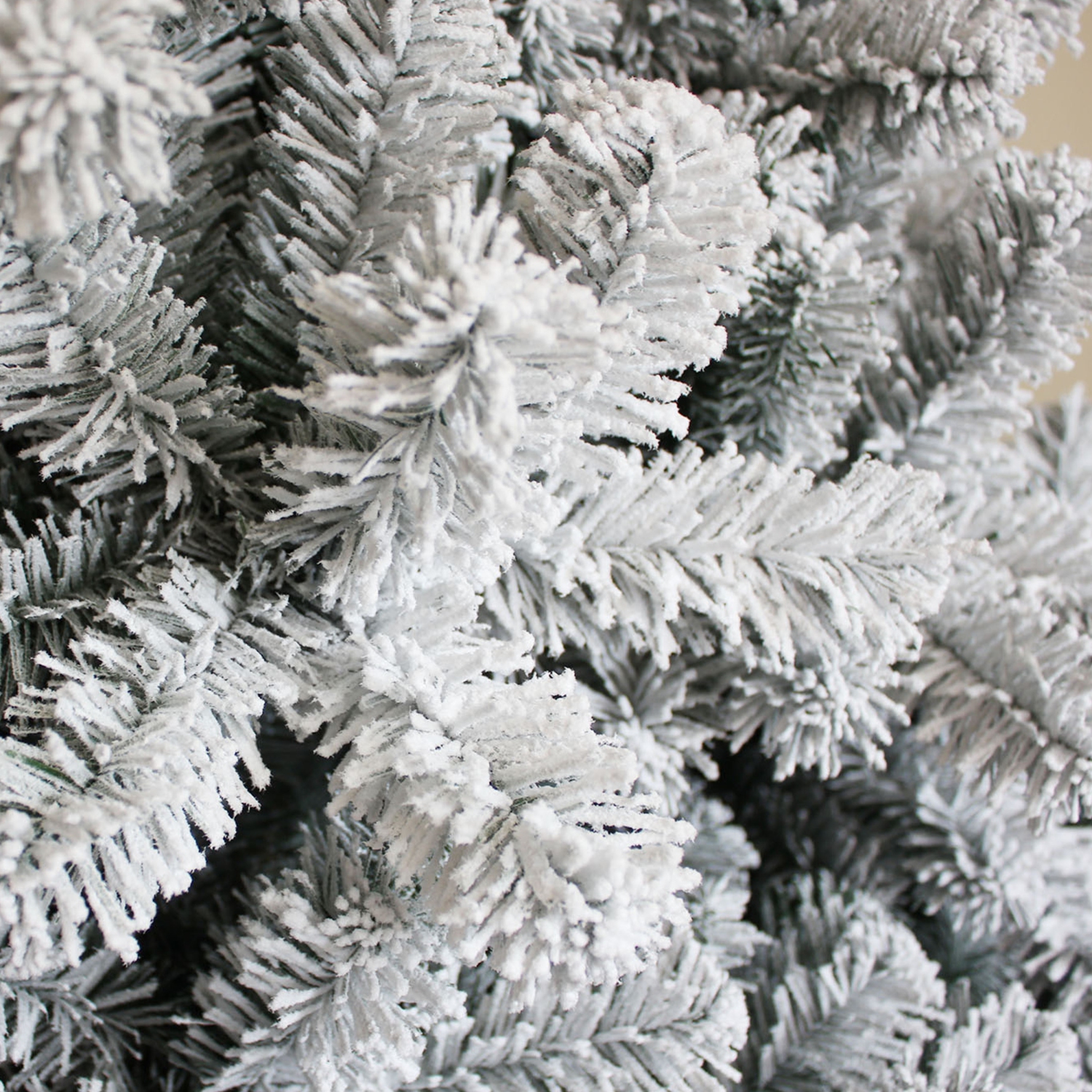 ALEKO CTS7FT01 Premium Artificial Snow Flocked Fir Holiday Christmas Tree - 7 Foot