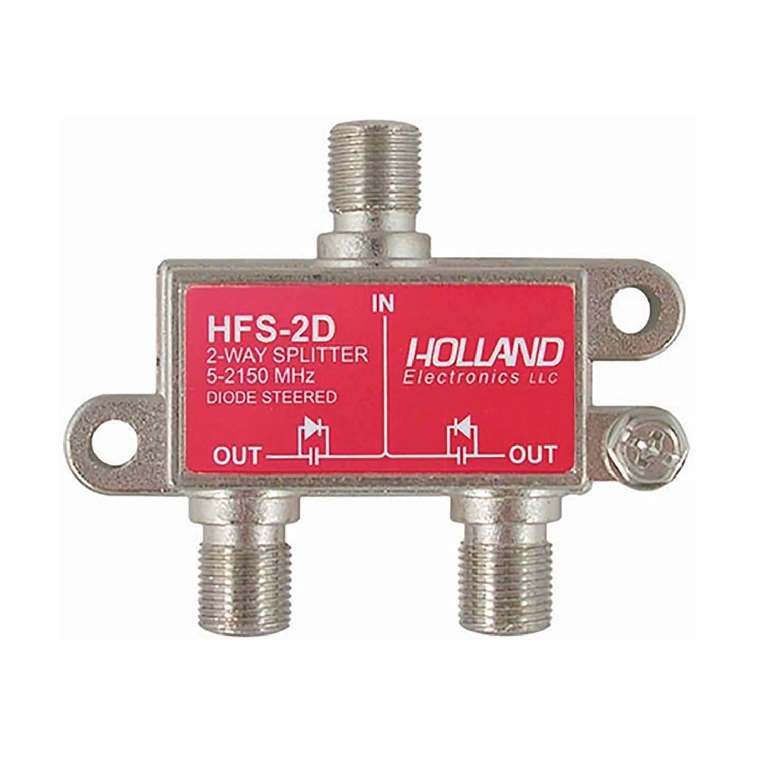 Holland 2-Way Splitter (5-2050 Mhz) Diode Steered (HFS-2D)