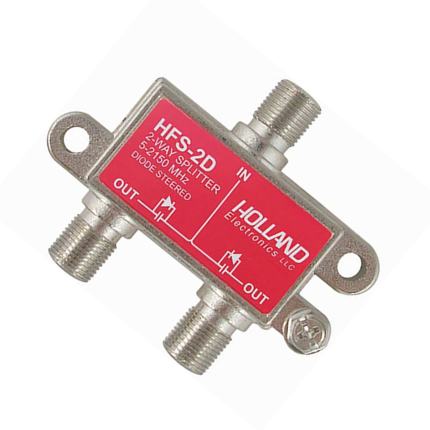 Holland 2-Way Splitter (5-2050 Mhz) Diode Steered (HFS-2D)