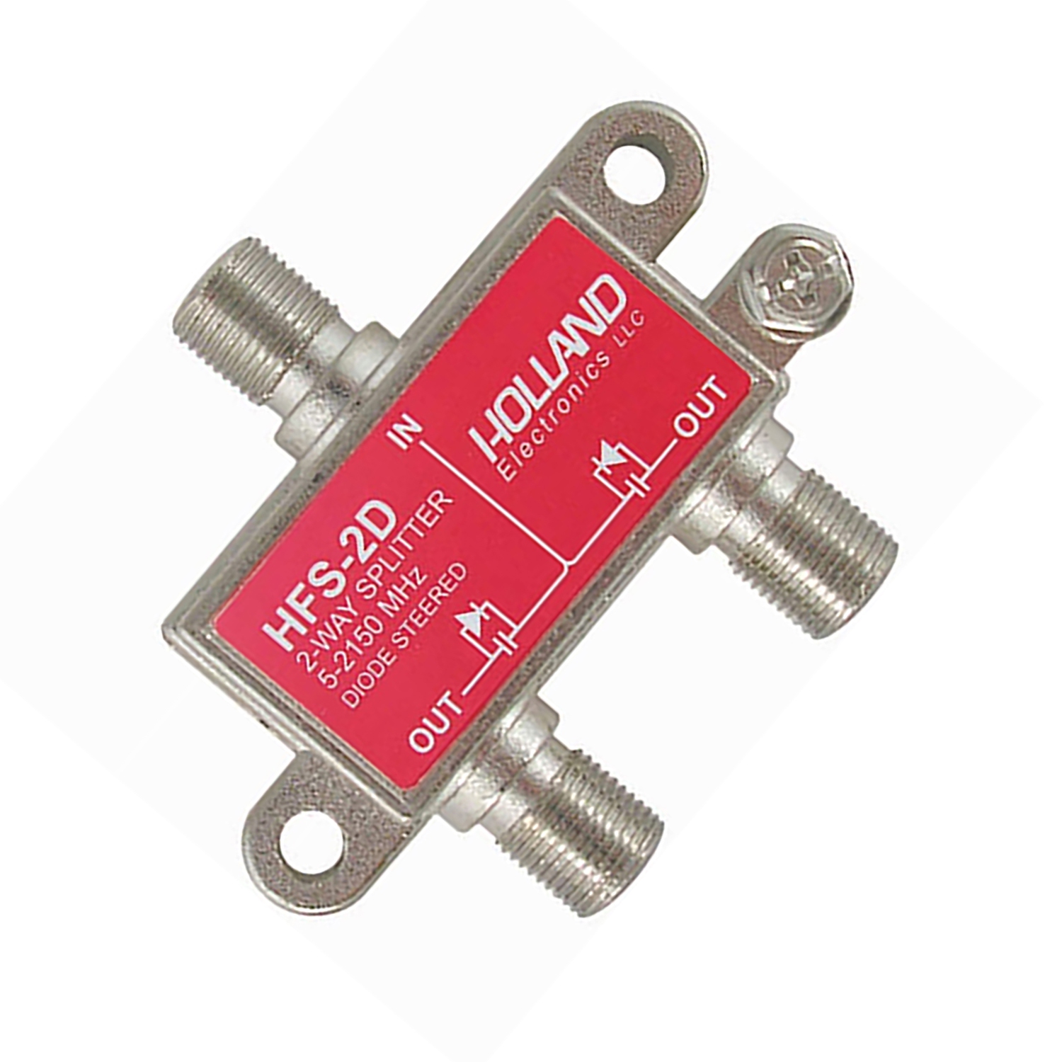 Holland 2-Way Splitter (5-2050 Mhz) Diode Steered (HFS-2D)