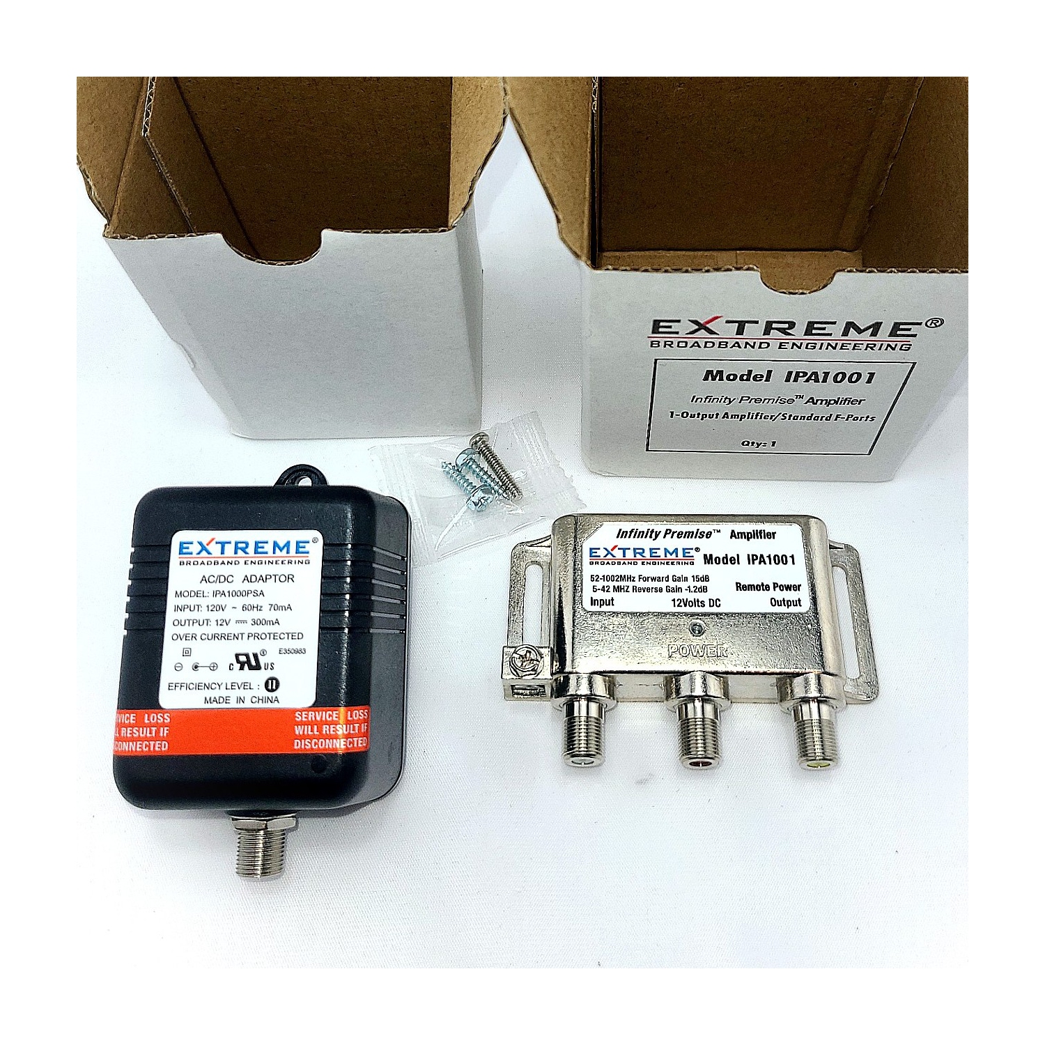 Extreme Broadband Infinity Premise Amplifier Silver Color IPA1001