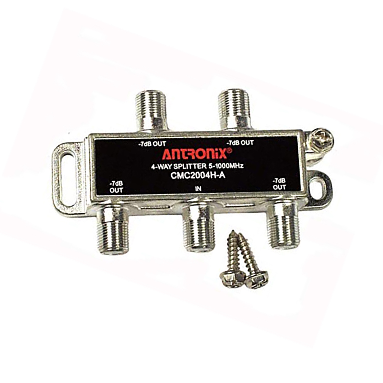 Splitter CMC2004H-A, Broadband RF 4 Output MoCA Capable 5-1002MHZ By Antronix