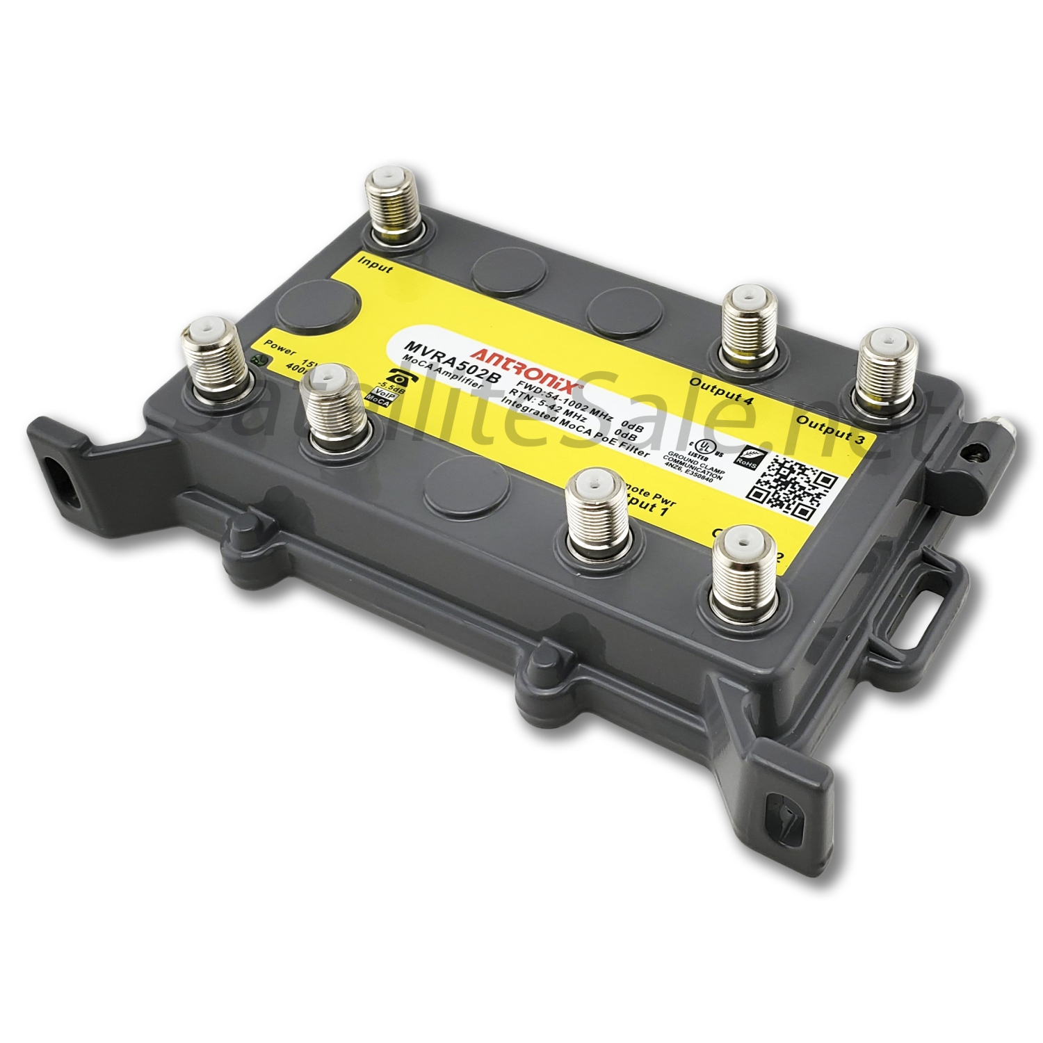 Antronix MVRA502B/ACP-EZ MoCa 4+1 VoIP Port Residential Amplifier