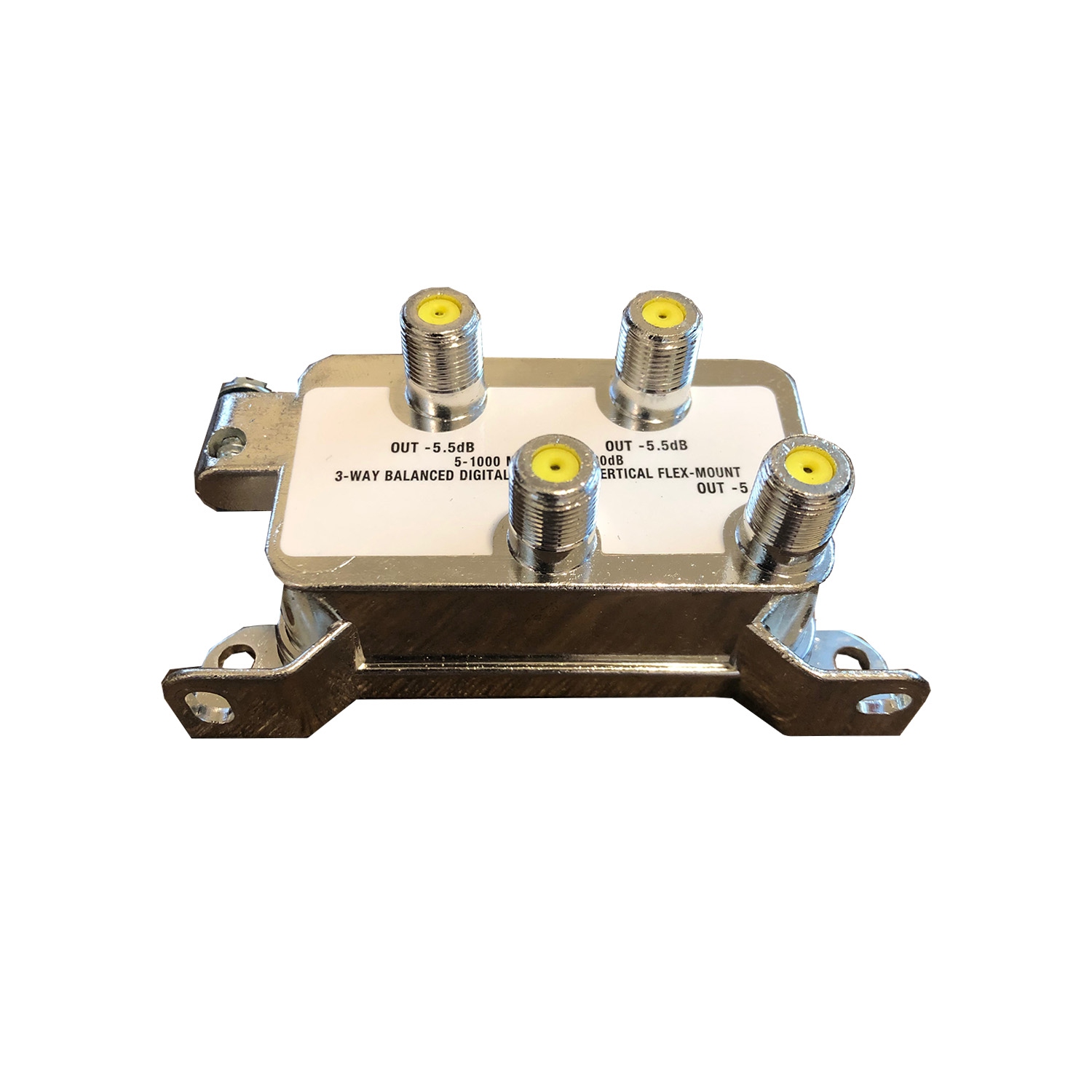Extreme Broadband Engineering Balanced 3-Way Coax Splitter BDS1103VFB