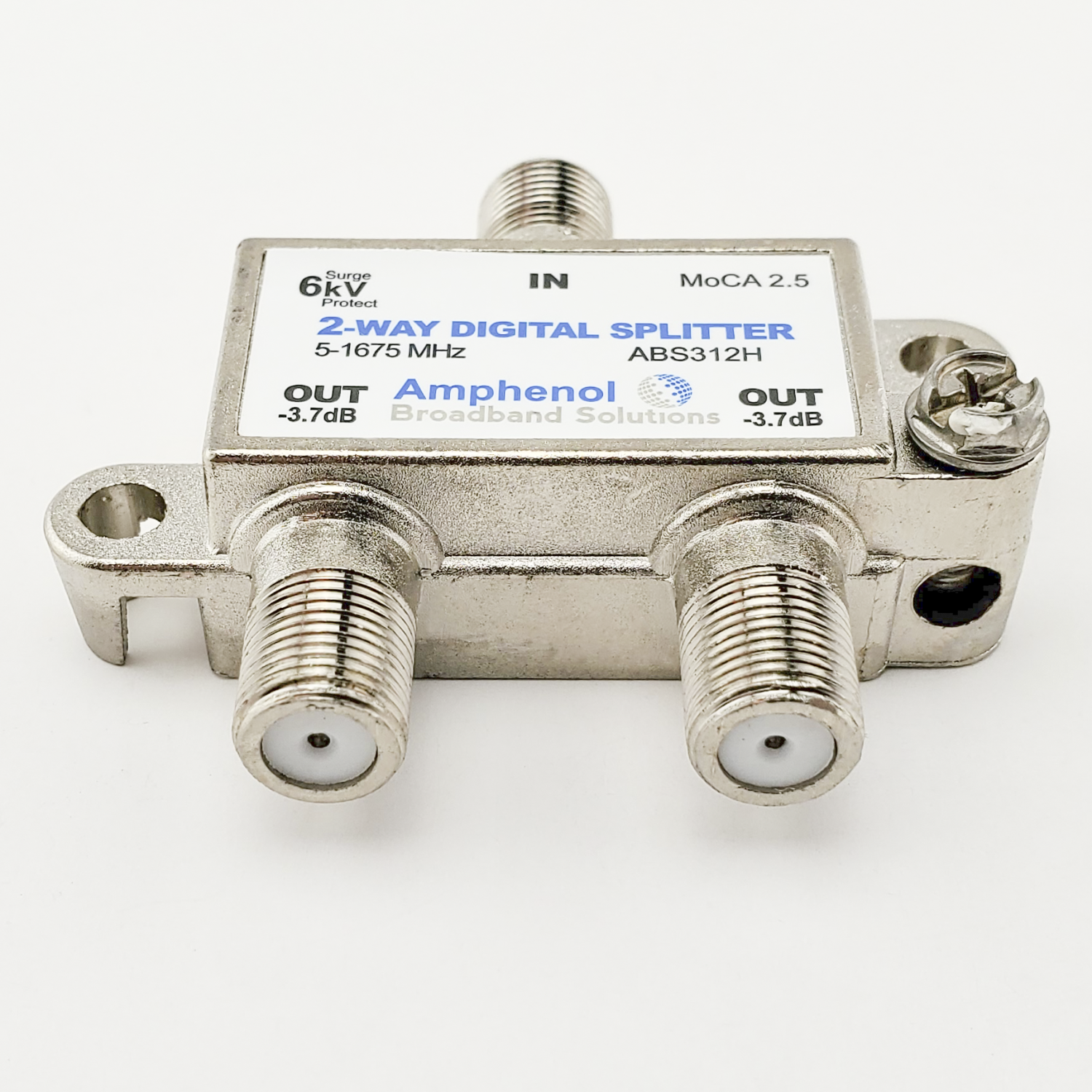 Amphenol 2-Way Digital Coaxial Splitter MoCA 2.5 ABS312H