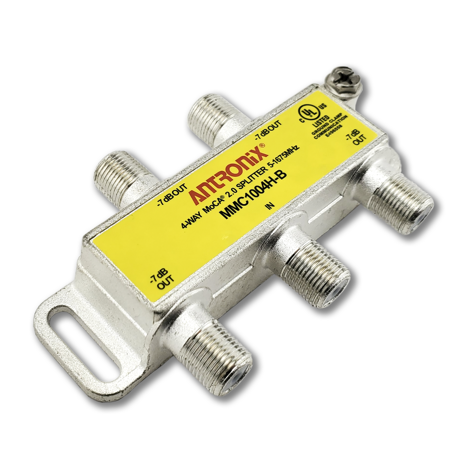 4 Way Antronix MMC1004H-B 5-1675 MHz MoCA 2.0 Splitter for Frontier Formerly Verizon Fios