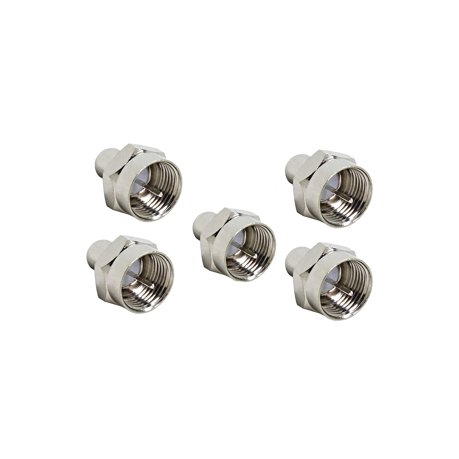 Terminator, 75 OHM, F Port Screw-on, 5-2050Mhz, 5 pack