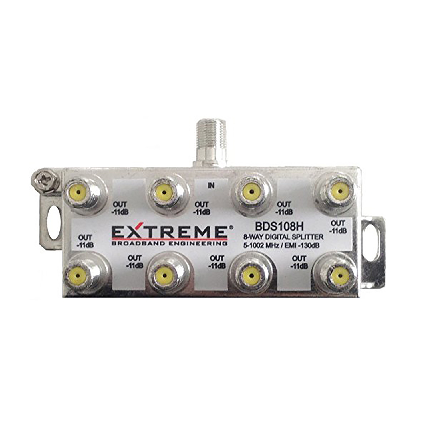 Extreme Broadband BDS108H 8-Way Digital Splitter RG6 5-1002 MHz
