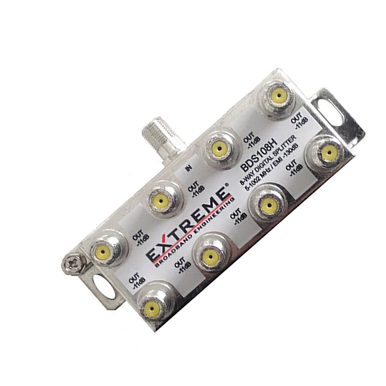 Extreme Broadband BDS108H 8-Way Digital Splitter RG6 5-1002 MHz