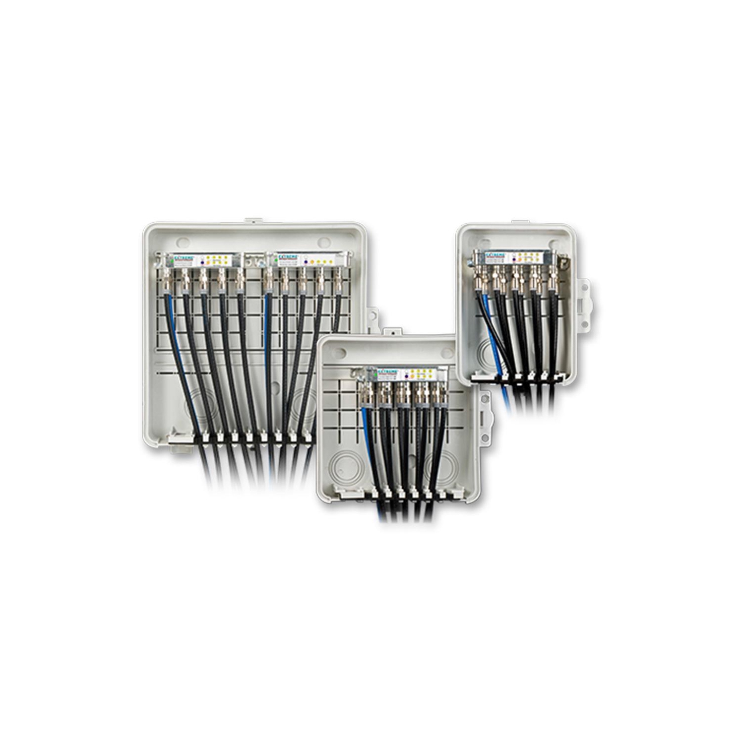 Extreme Broadband Weather Proof Premise Enclosure 12x 12x3 Amphenol IPE12123-LTC