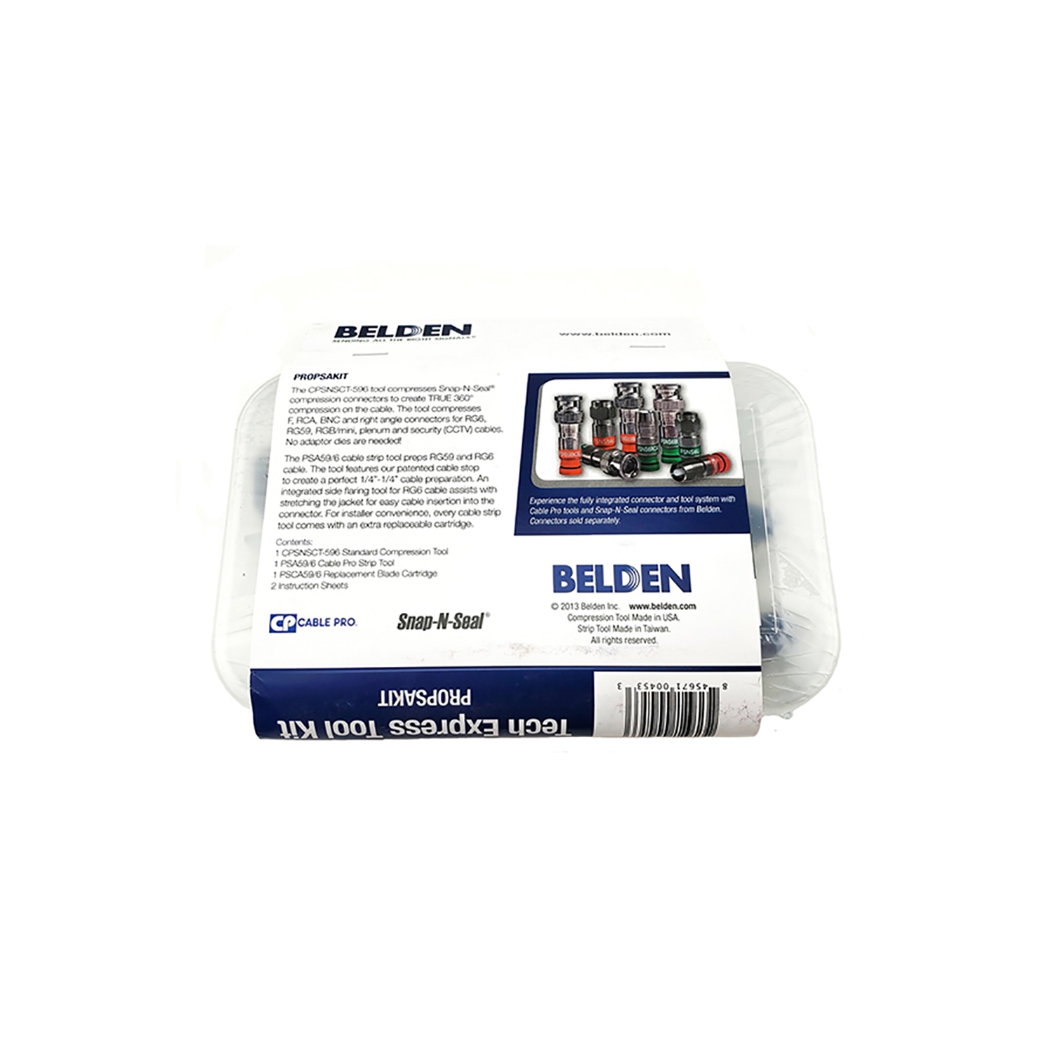 Belden Tech Express Tool Kit PROPSAKIT Snap-n-Seal