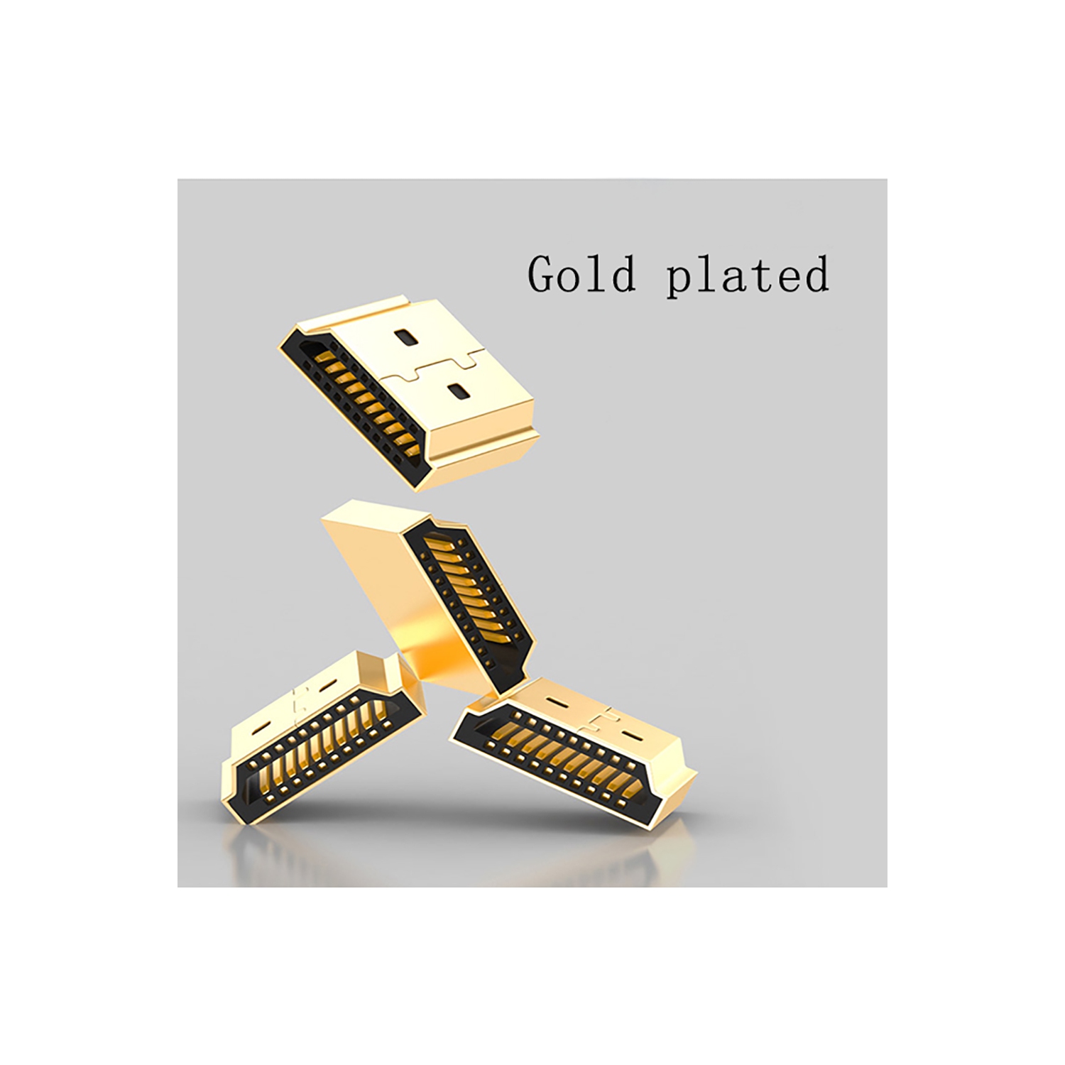 Micro HDMI Male to Standard HDMI Female Adapter HDTV 4K 1080p 3D