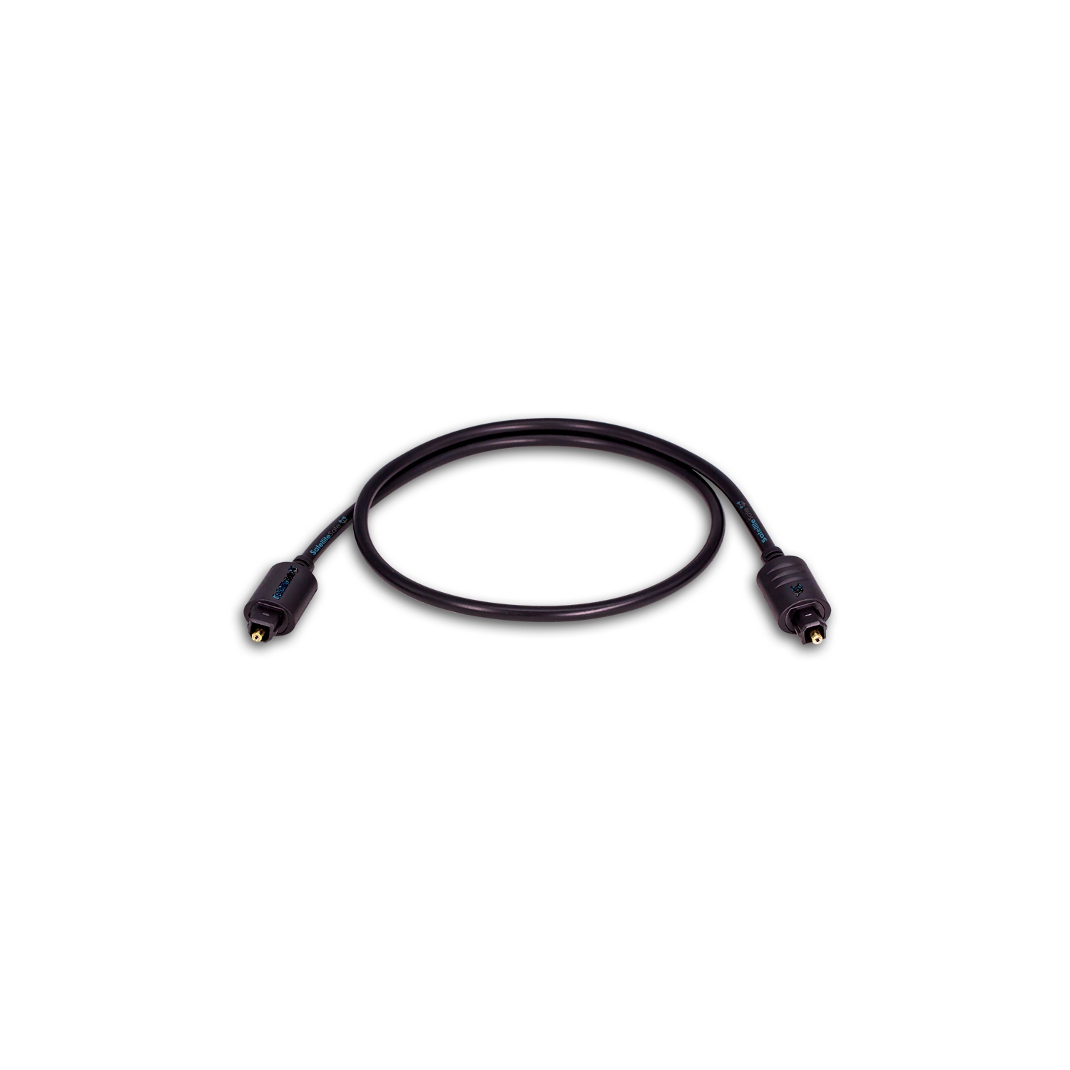 SatelliteSale Digital Toslink SPDIF Audio Optical Fiber Cable Universal Wire PVC Black Cord