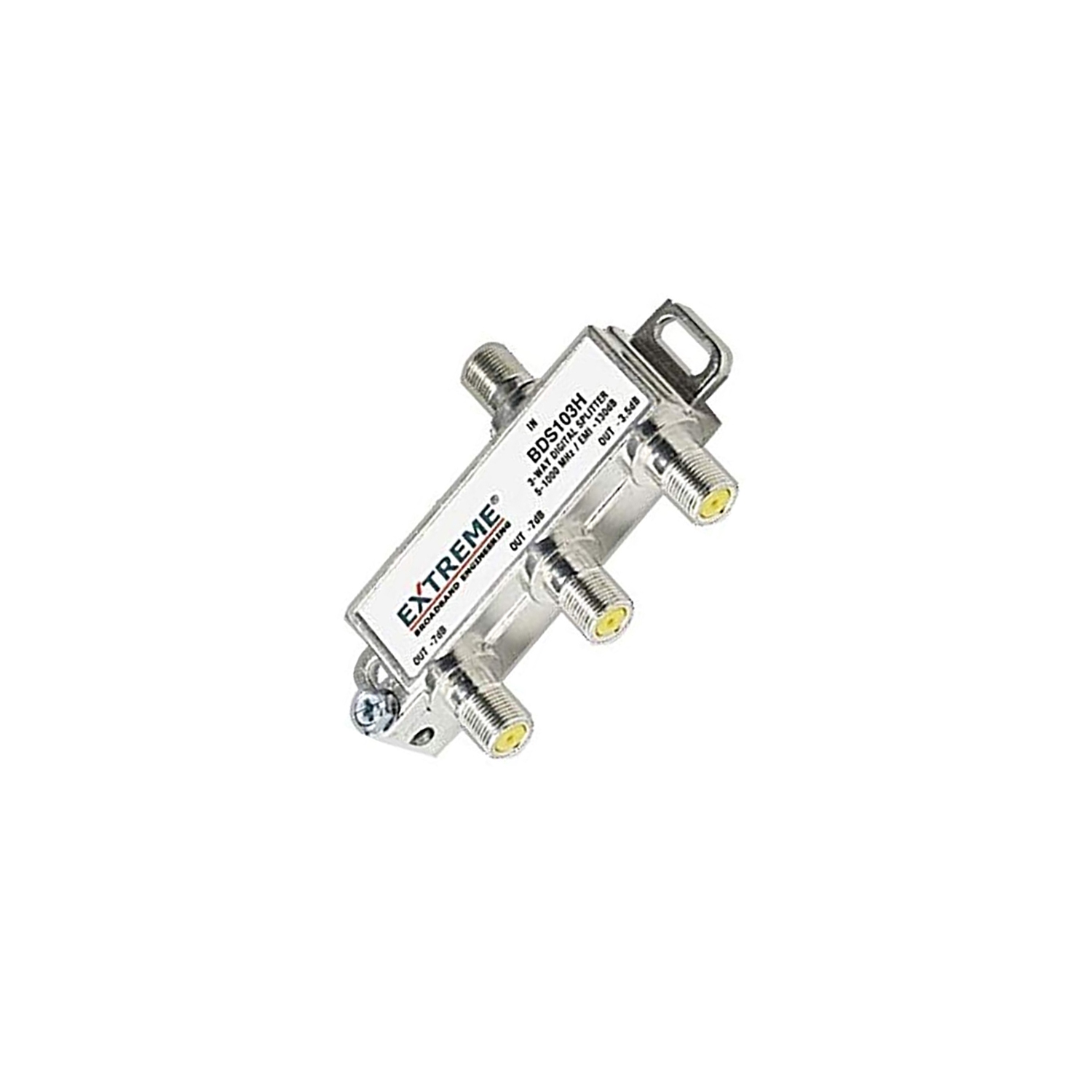 Extreme/Amphenol 3-Way Unbalanced HD Digital 1GHz Coaxial Cable Splitter - BDS103H