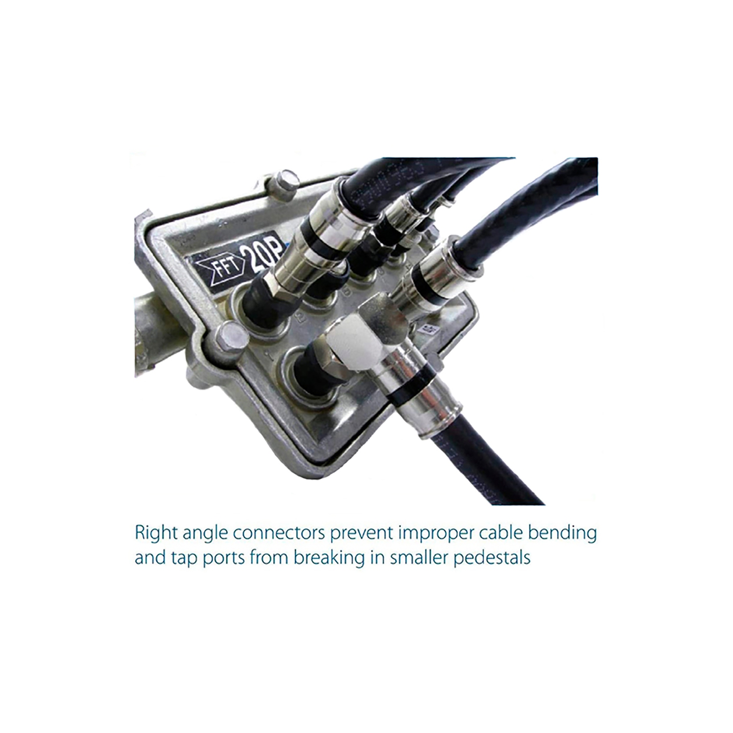 PPC Belden Right Angle Adapter EX11RAFM RG11