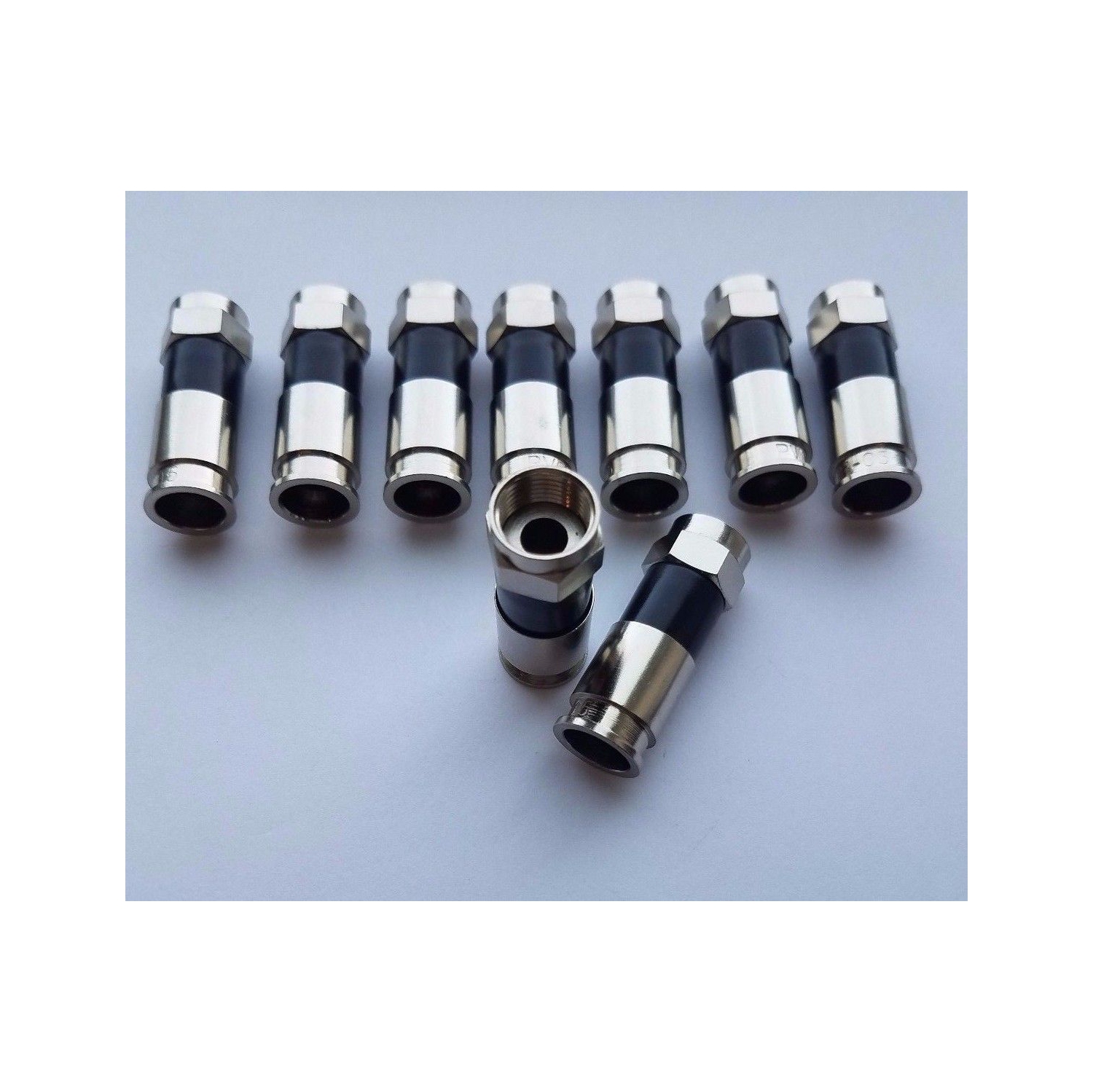 Perfect Vision PV6UE-05 Ridgeloc Сompression Сonnectors RG6 Coax Cable Bag of 10