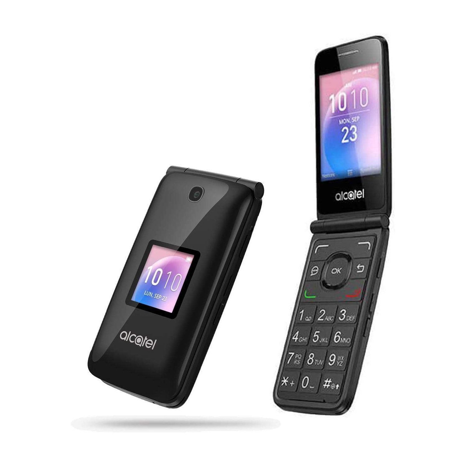 Alcatel GO FLIP 32GB (4044) - GSM Unlocked Smartphone - International Model - Black - Open Box