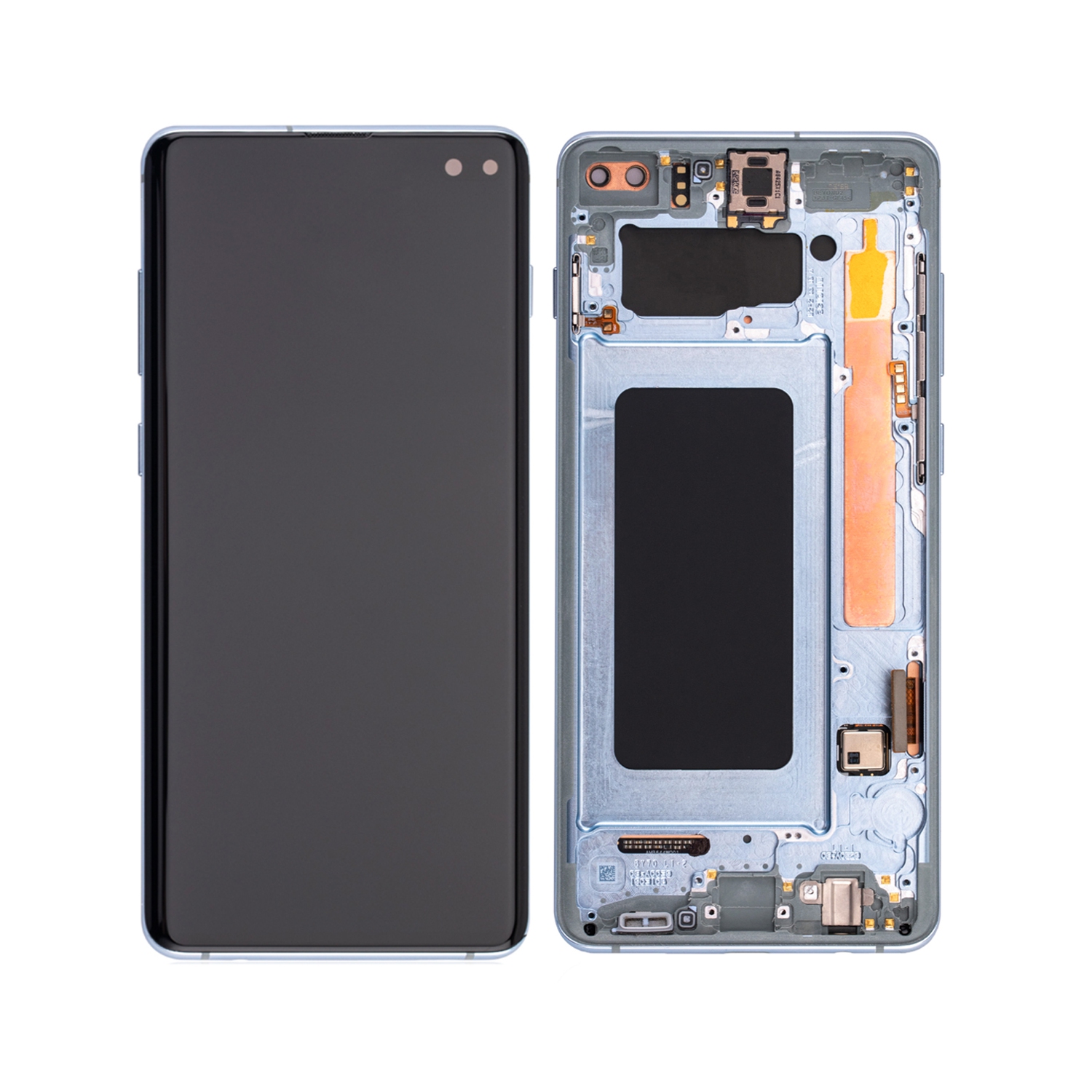 Replacement LCD Display Touch Screen Digitizer Assembly With Frame For Samsung Galaxy S10+ Plus SM-G975W - Prism Blue (Premium)