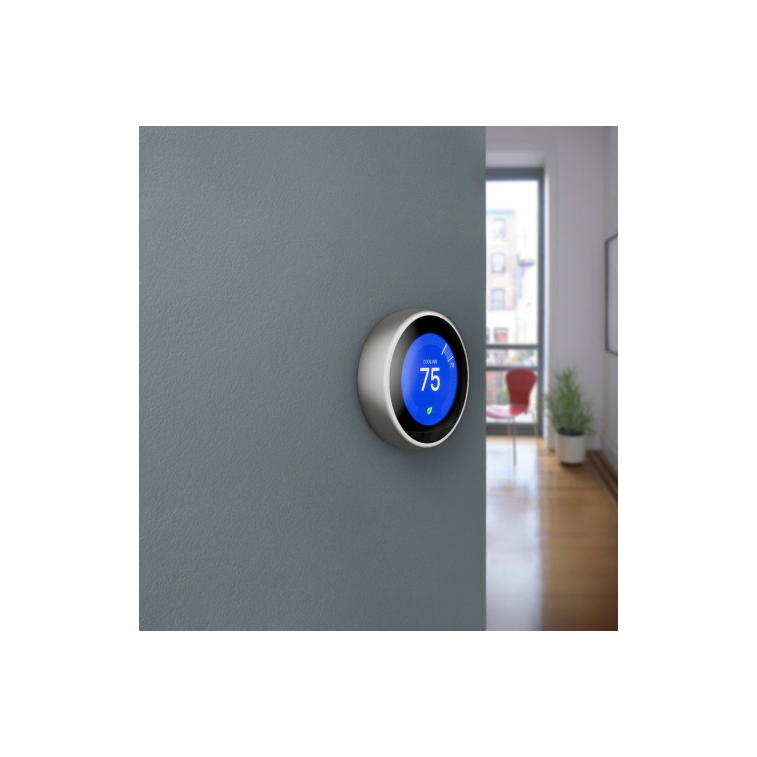 Thermostat intelligent T3007ES de Nest - 3e génération - acier inoxydable - Boîte ouverte