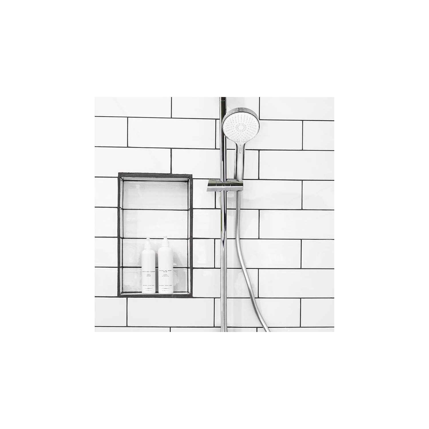 Tuyau de douche portatif en PVC de 1,5 m de haute qualité pour VR d’Icon Best - Noir mat